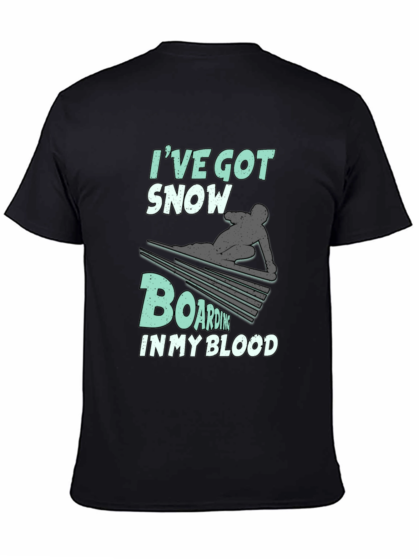 Snowboarding T-Shirt - In My Blood Graphic Tee