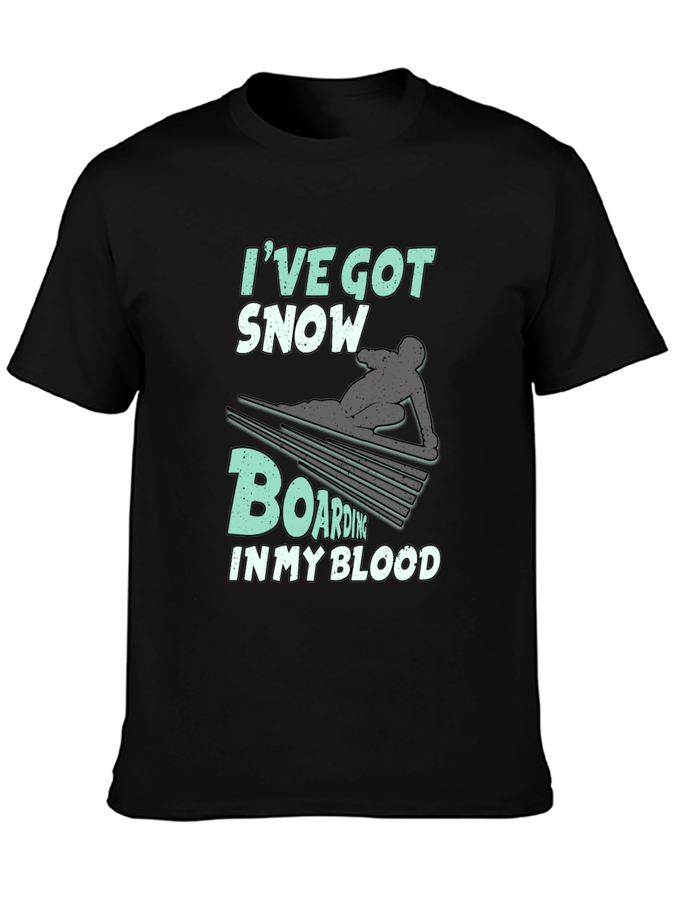 Snowboarding T-Shirt - In My Blood Graphic Tee