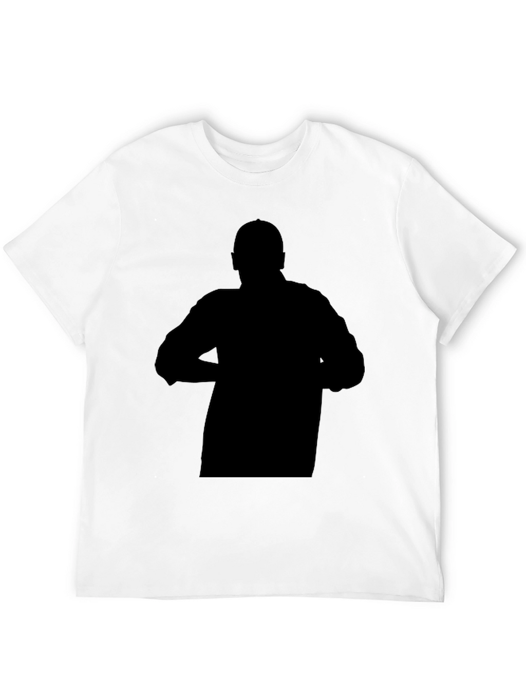 Mens Black Graphic Print Crew Neck T-Shirt