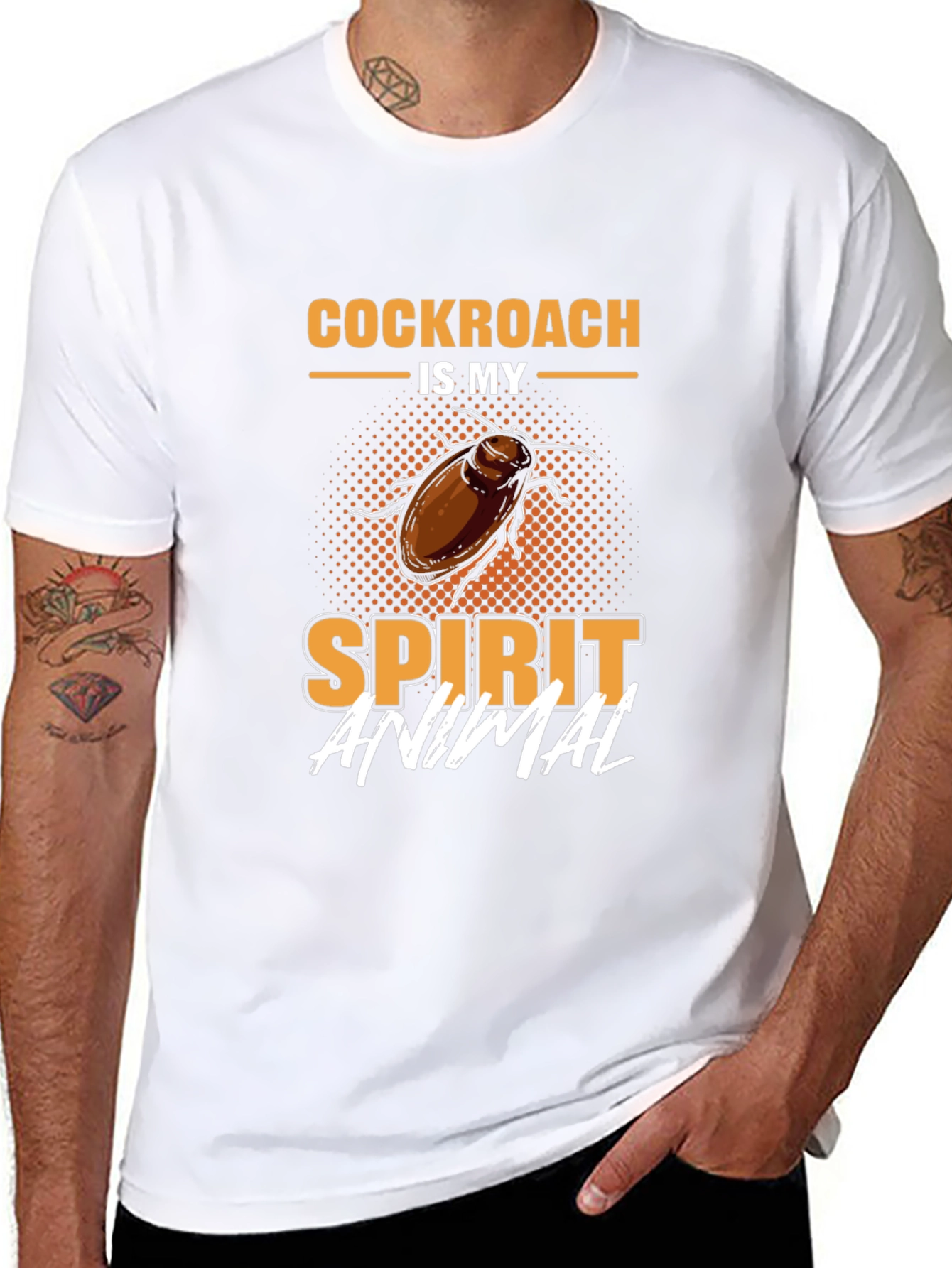 Cockroach Spirit Animal Graphic T-Shirt