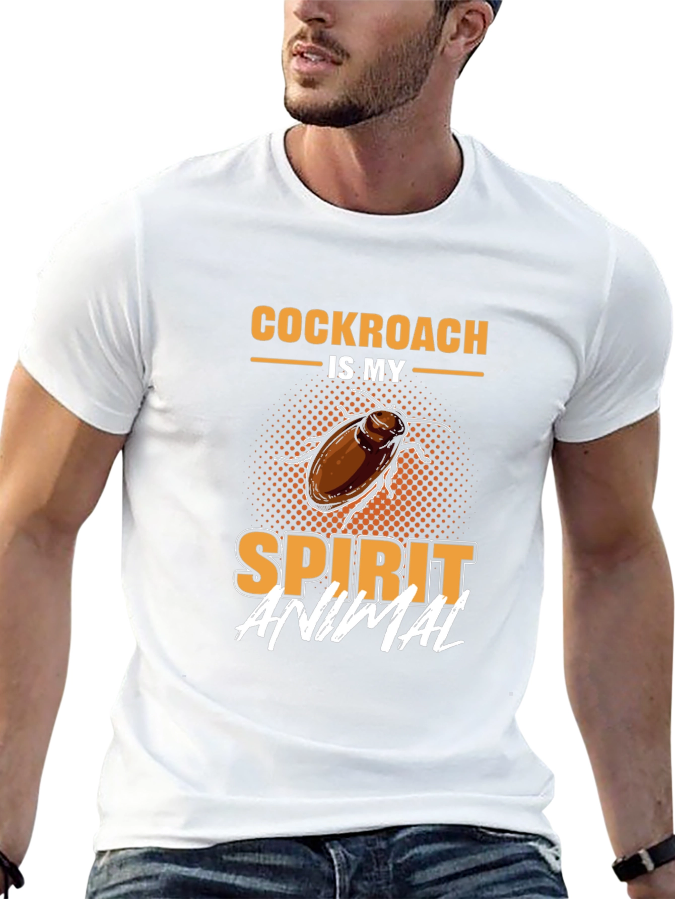 Cockroach Spirit Animal Graphic T-Shirt