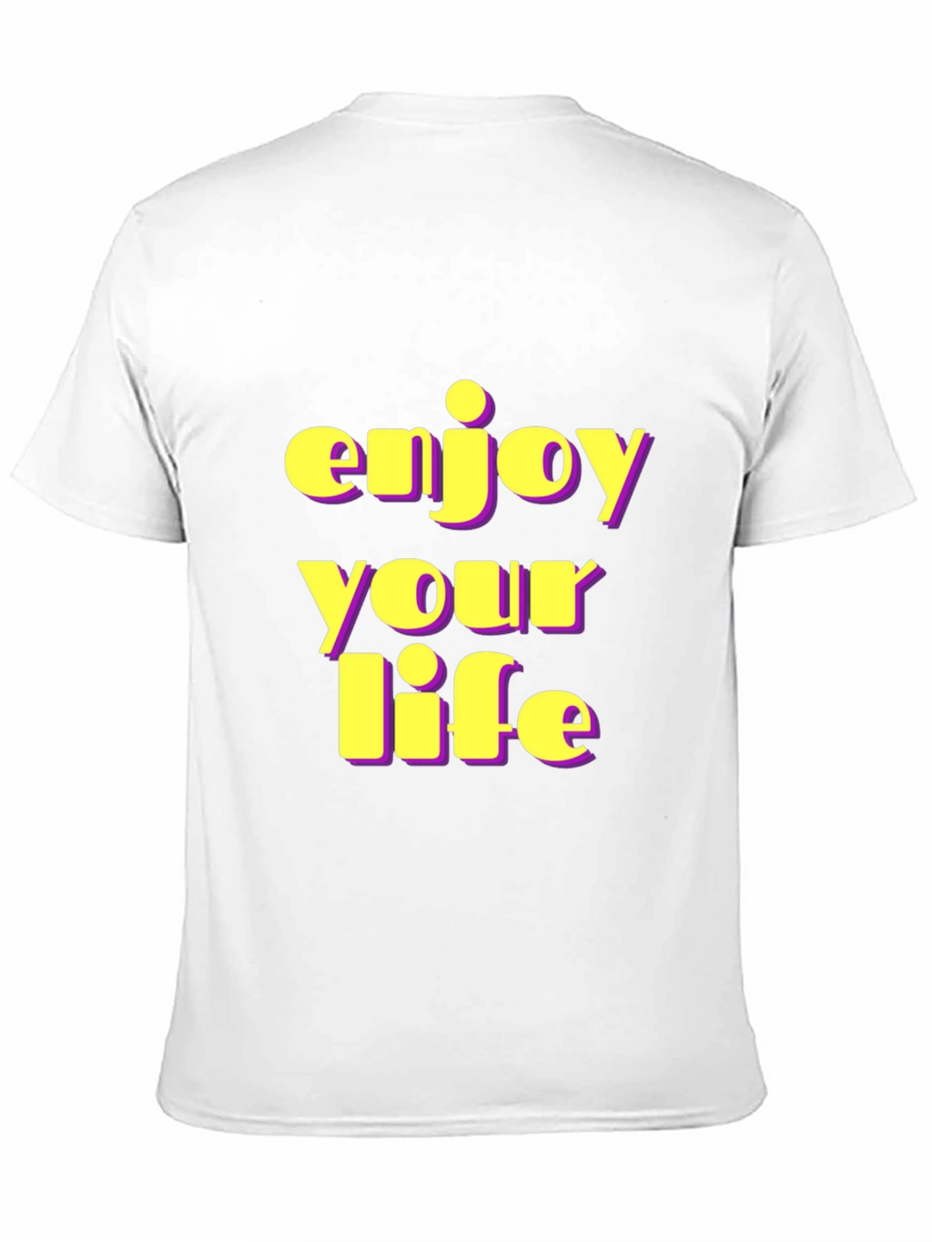 Enjoy Your Life Black Graphic Tee