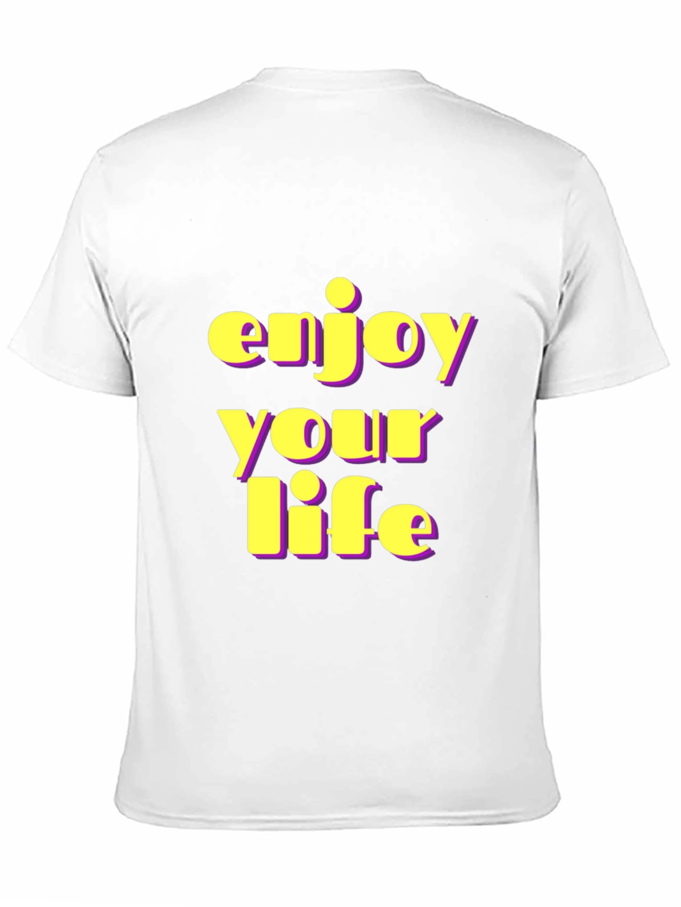 Enjoy Your Life Black Graphic Tee