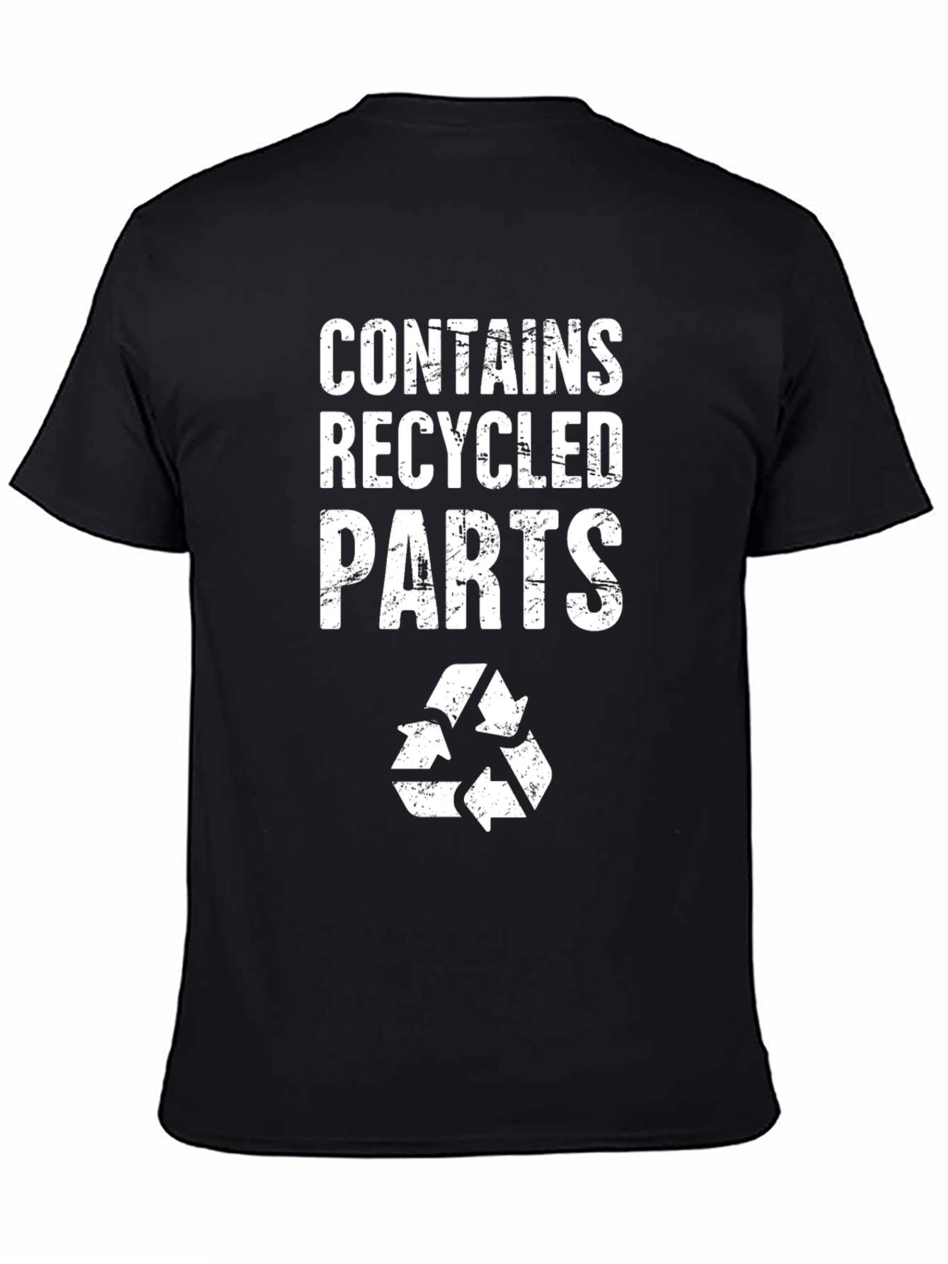 Contains Recycled Parts Graphic Tee - Eco-Friendly T-Shirt