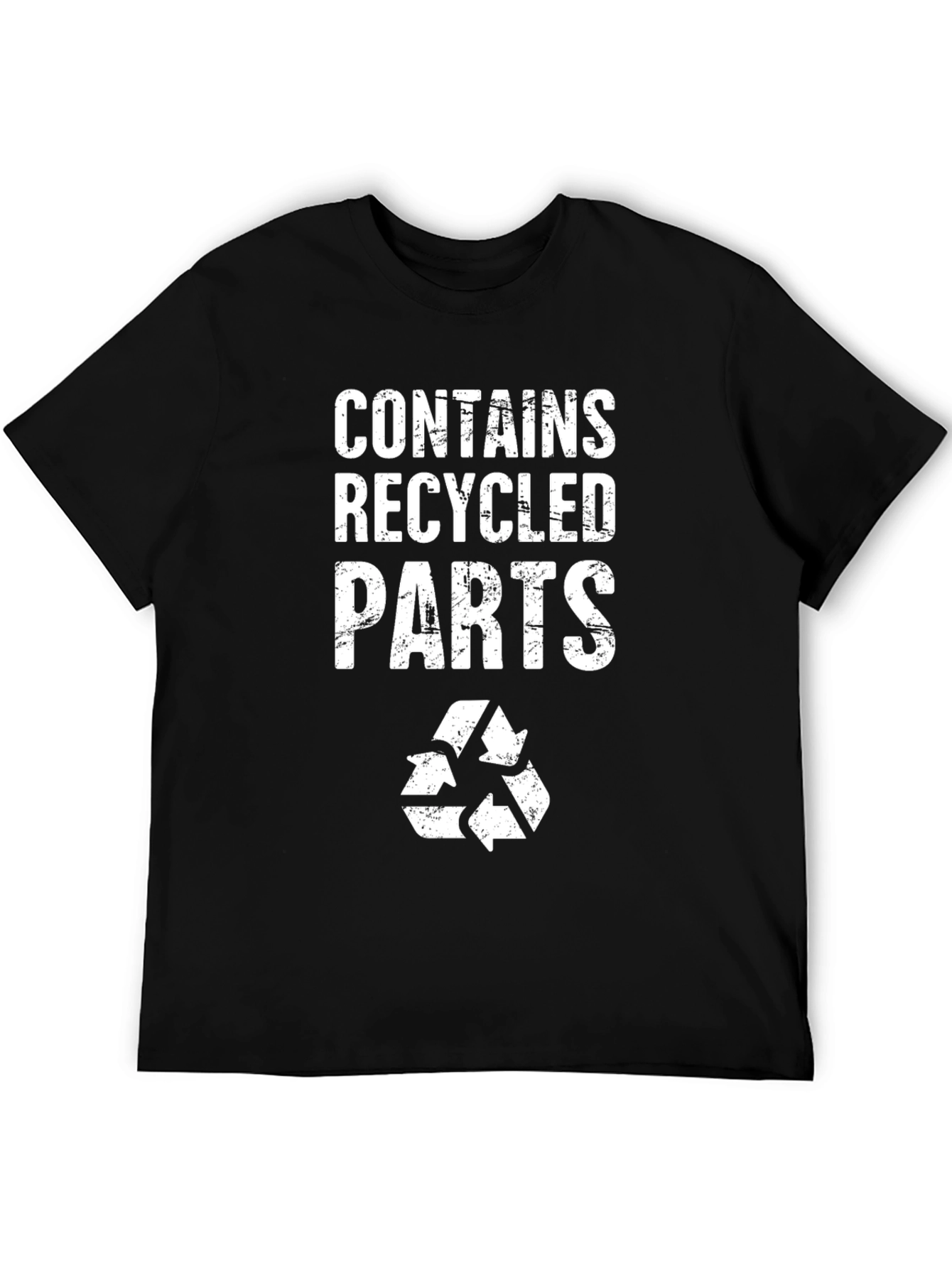 Contains Recycled Parts Graphic Tee - Eco-Friendly T-Shirt