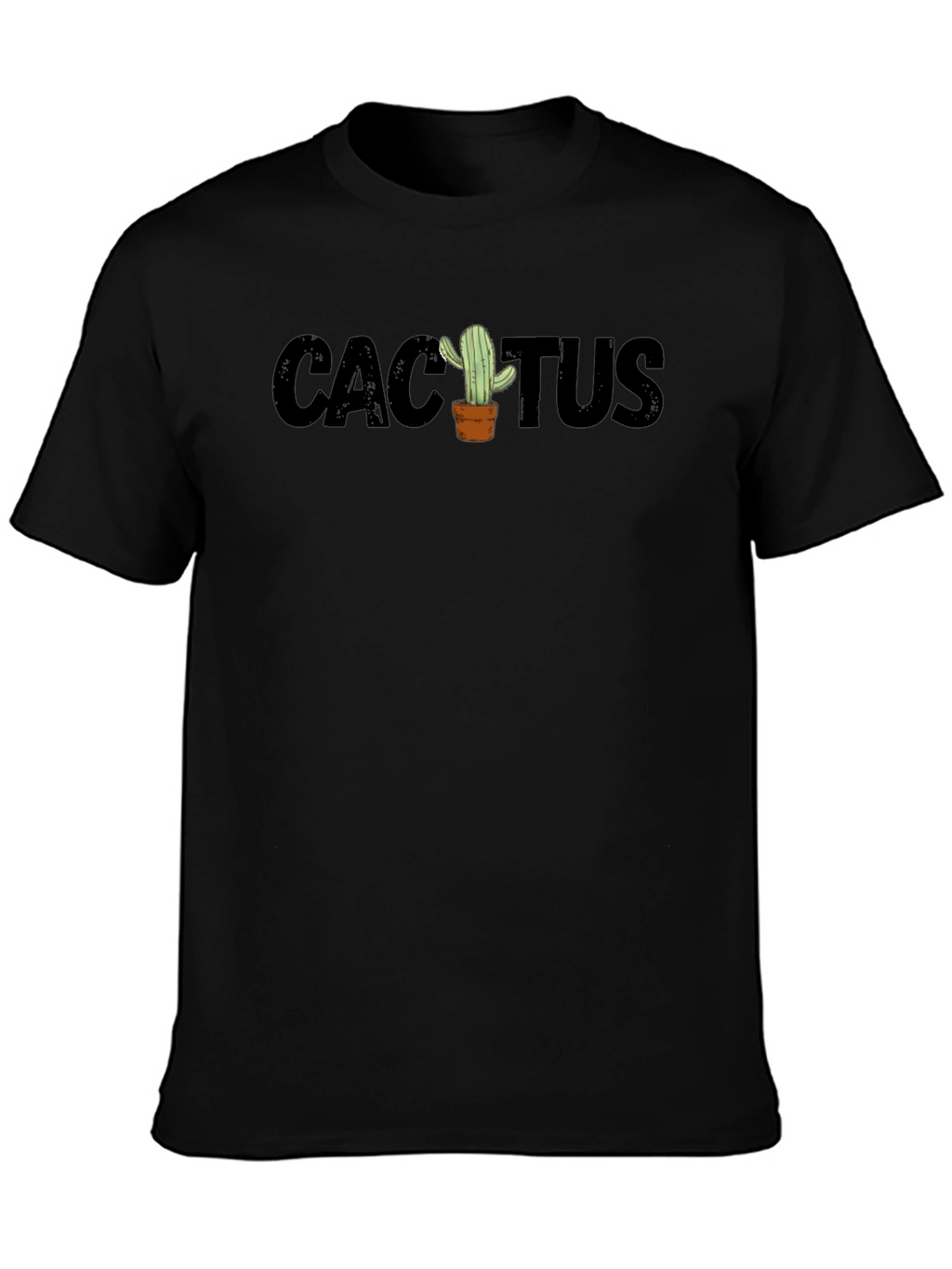 Cactus Graphic Tee - Trendy Casual Wear