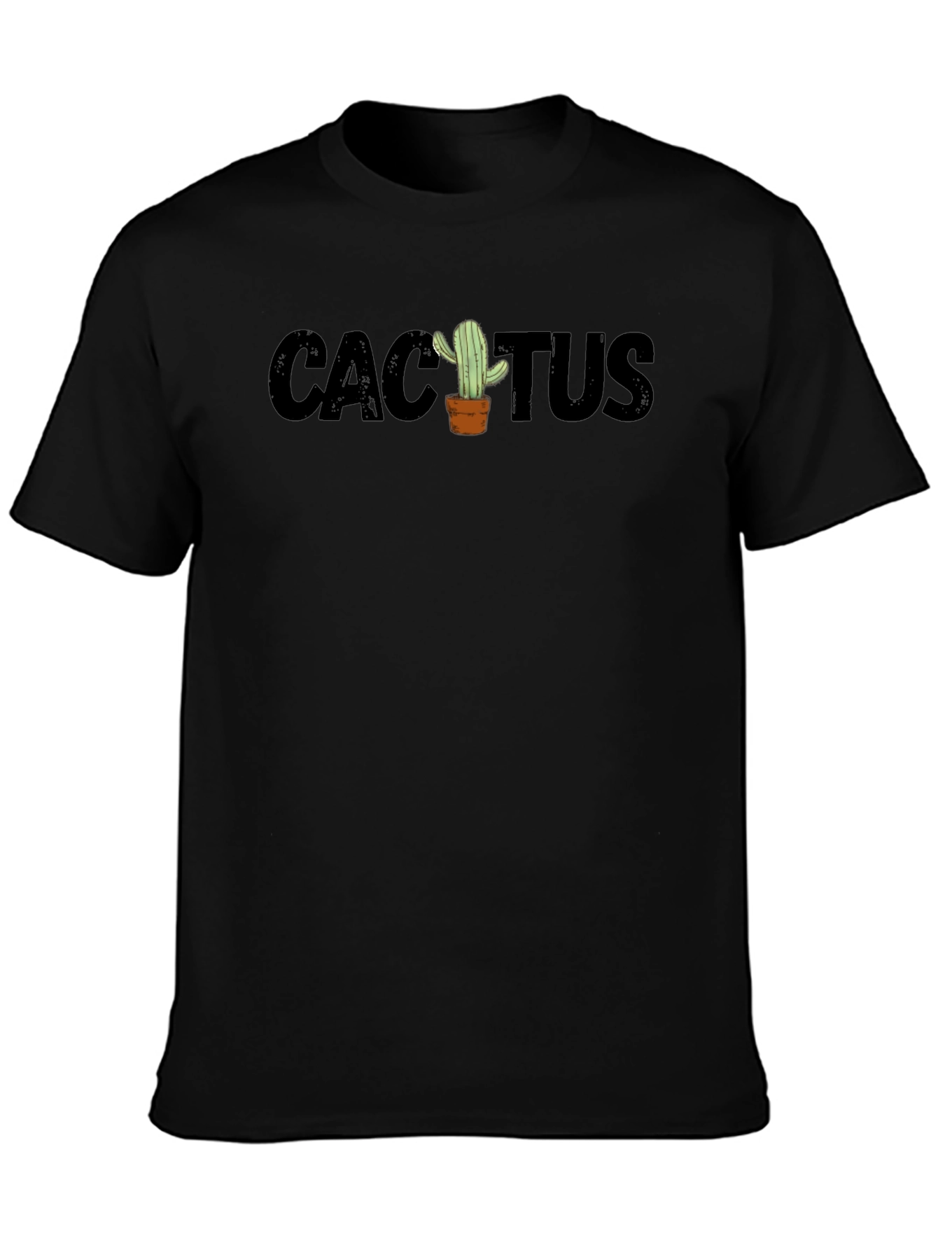 Cactus Graphic Tee - Trendy Casual Wear