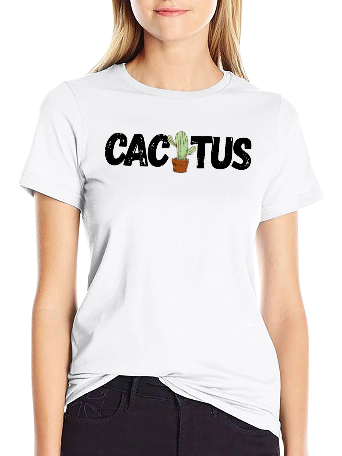 Cactus Graphic Tee - Trendy Casual Wear