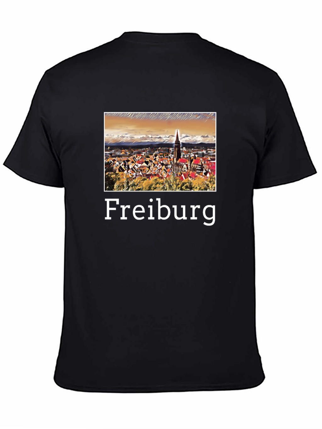 Freiburg T-Shirt - Cityscape Graphic Tee