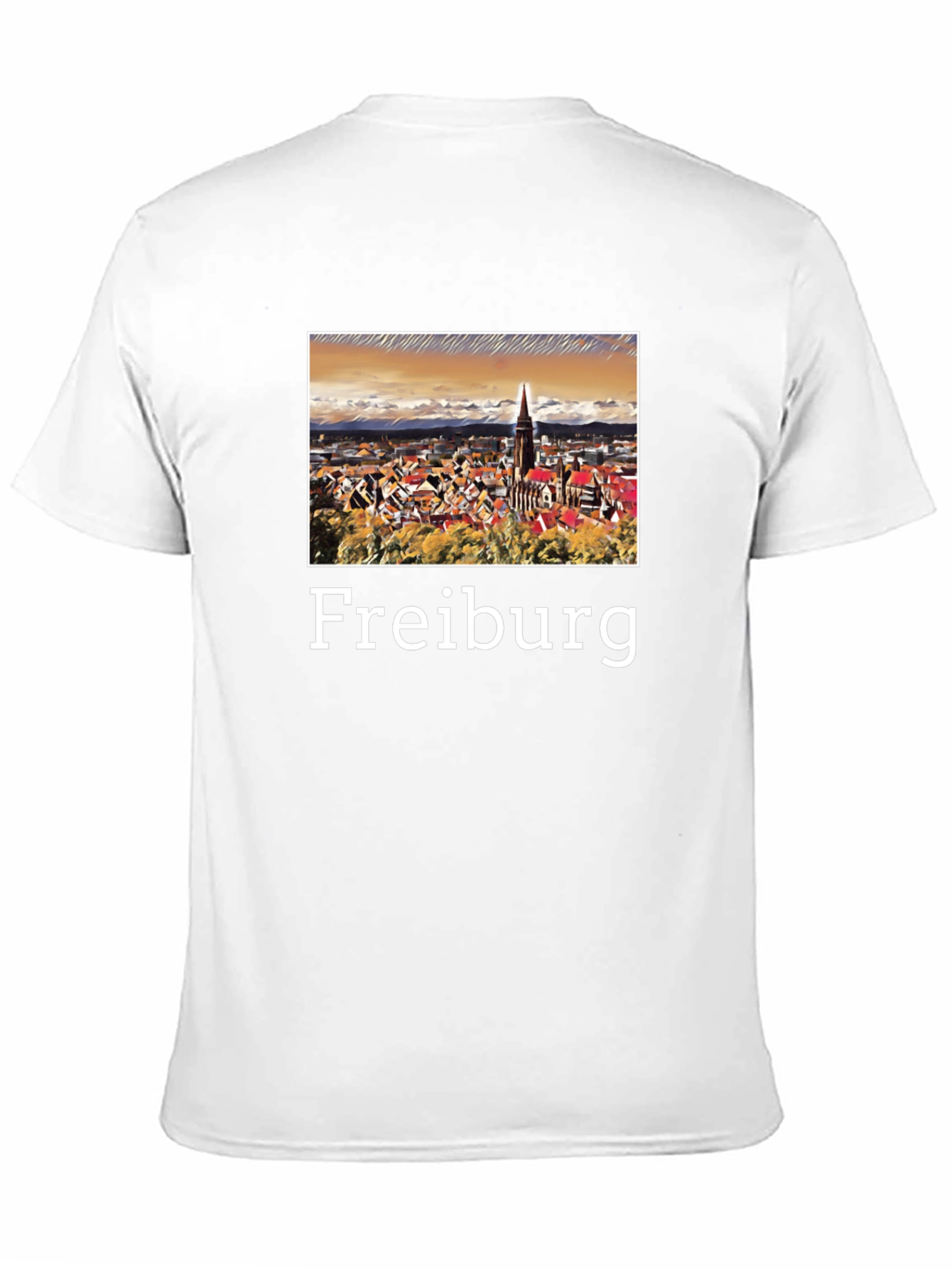 Freiburg T-Shirt - Cityscape Graphic Tee