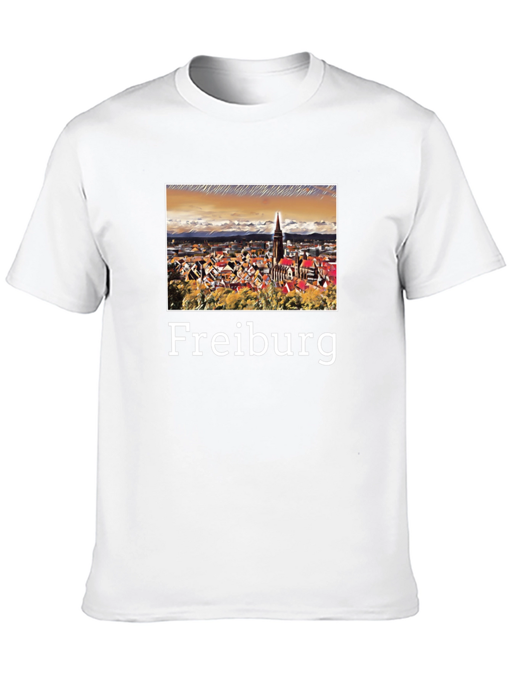Freiburg T-Shirt - Cityscape Graphic Tee