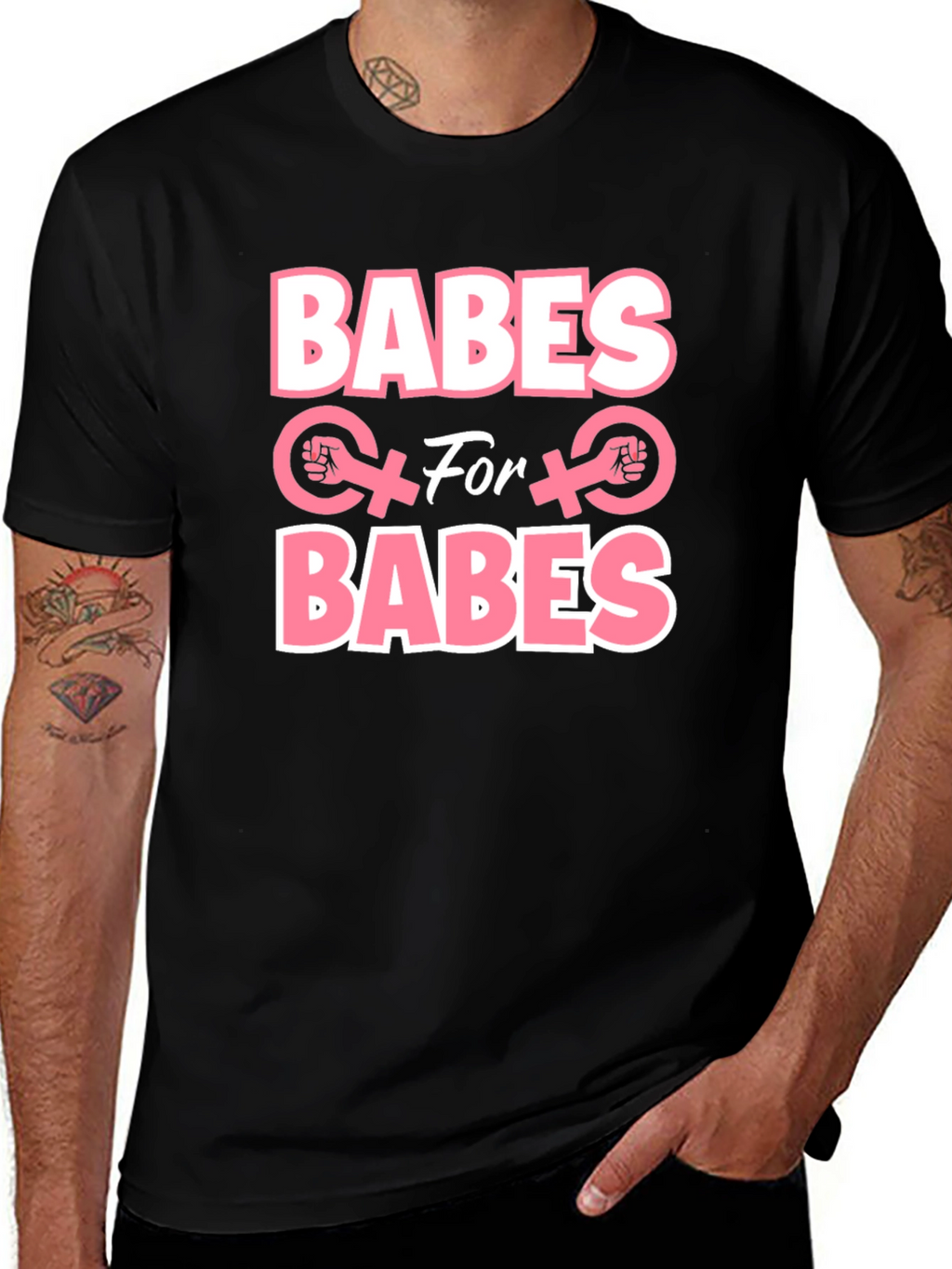 Babes for Babes Feminist T-Shirt