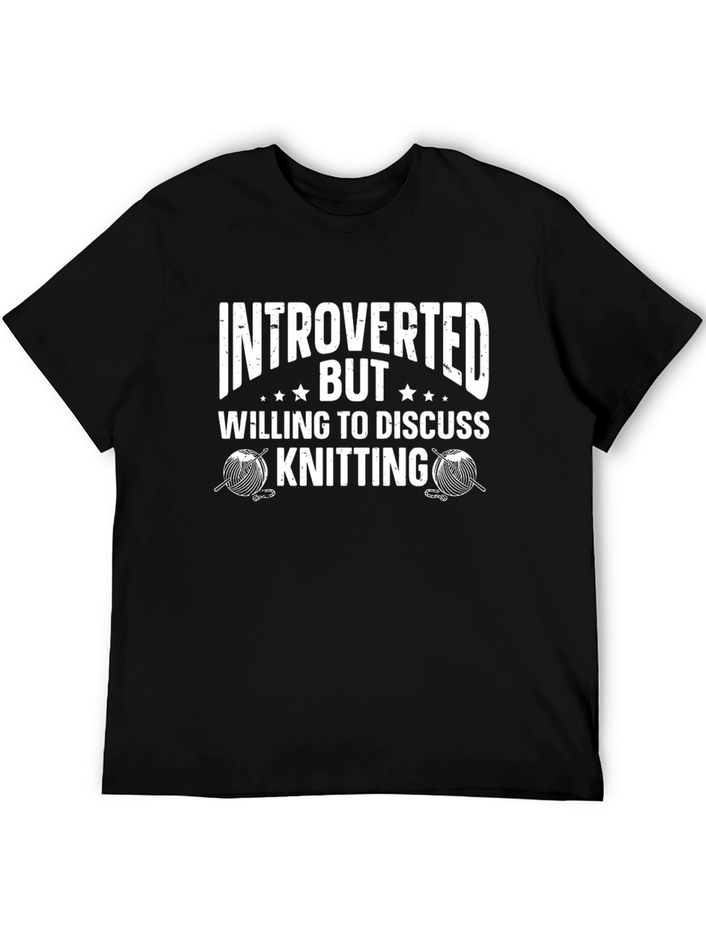 Introverted Knitting Enthusiast Tee - Perfect Hobby Apparel