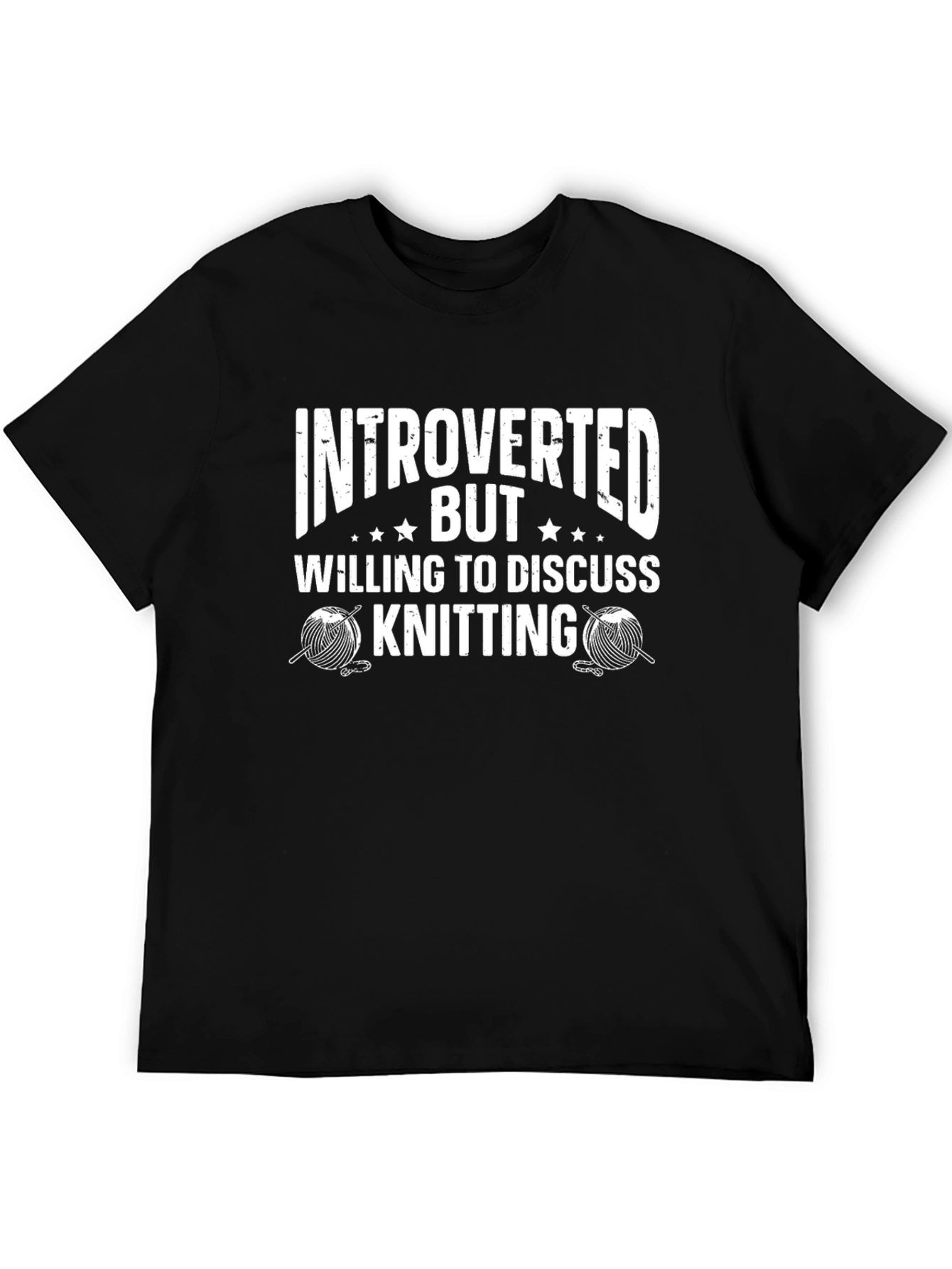 Introverted Knitting Enthusiast Tee - Perfect Hobby Apparel