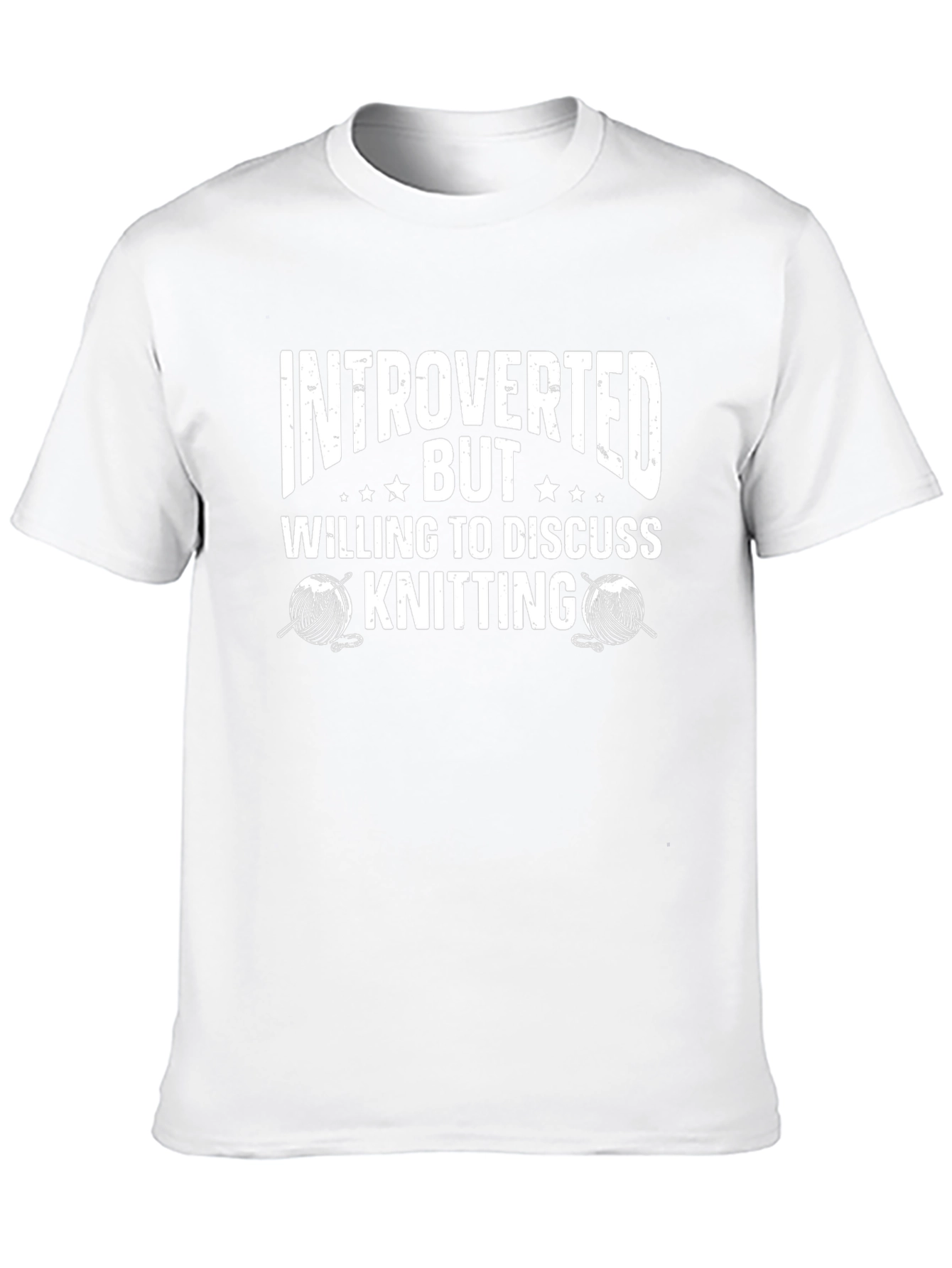 Introverted Knitting Enthusiast Tee - Perfect Hobby Apparel
