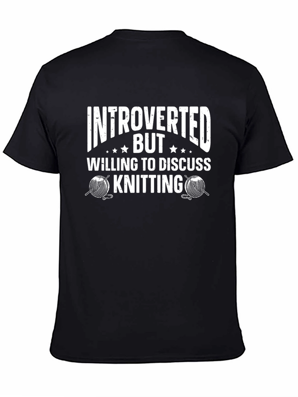 Introverted Knitting Enthusiast Tee - Perfect Hobby Apparel