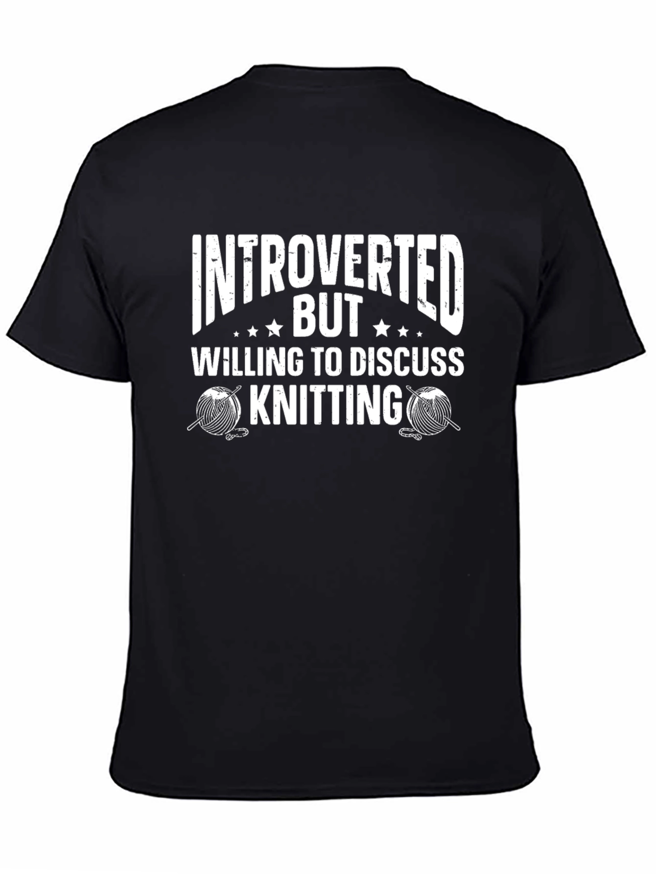 Introverted Knitting Enthusiast Tee - Perfect Hobby Apparel
