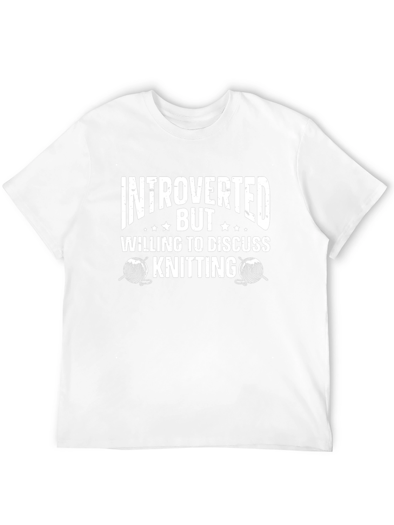 Introverted Knitting Enthusiast Tee - Perfect Hobby Apparel