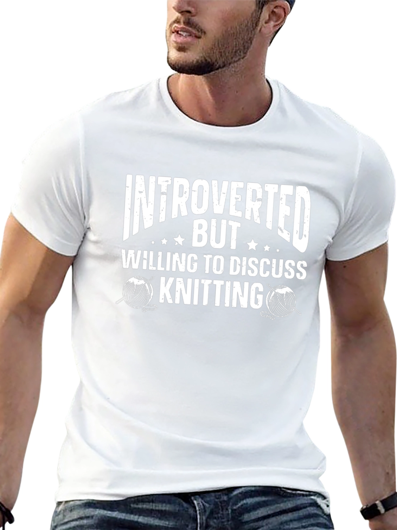 Introverted Knitting Enthusiast Tee - Perfect Hobby Apparel