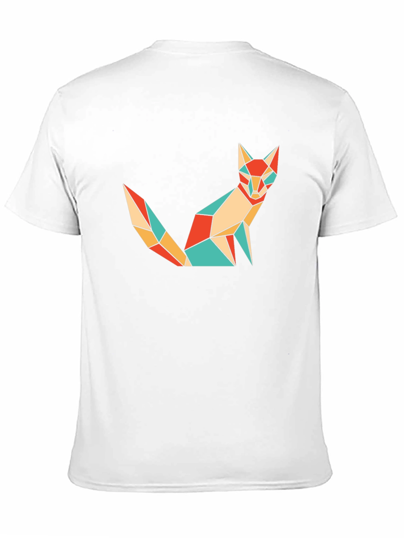 Geometric Fox T-Shirt - Modern Art Tee
