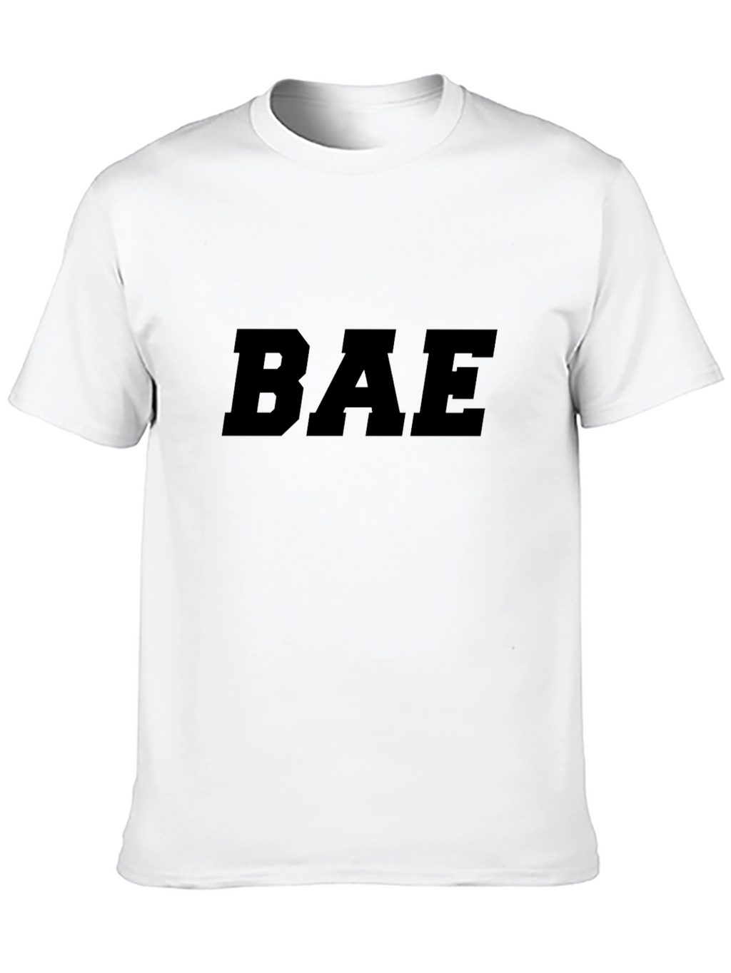 BAE Black Graphic Tee - Unisex Casual Top