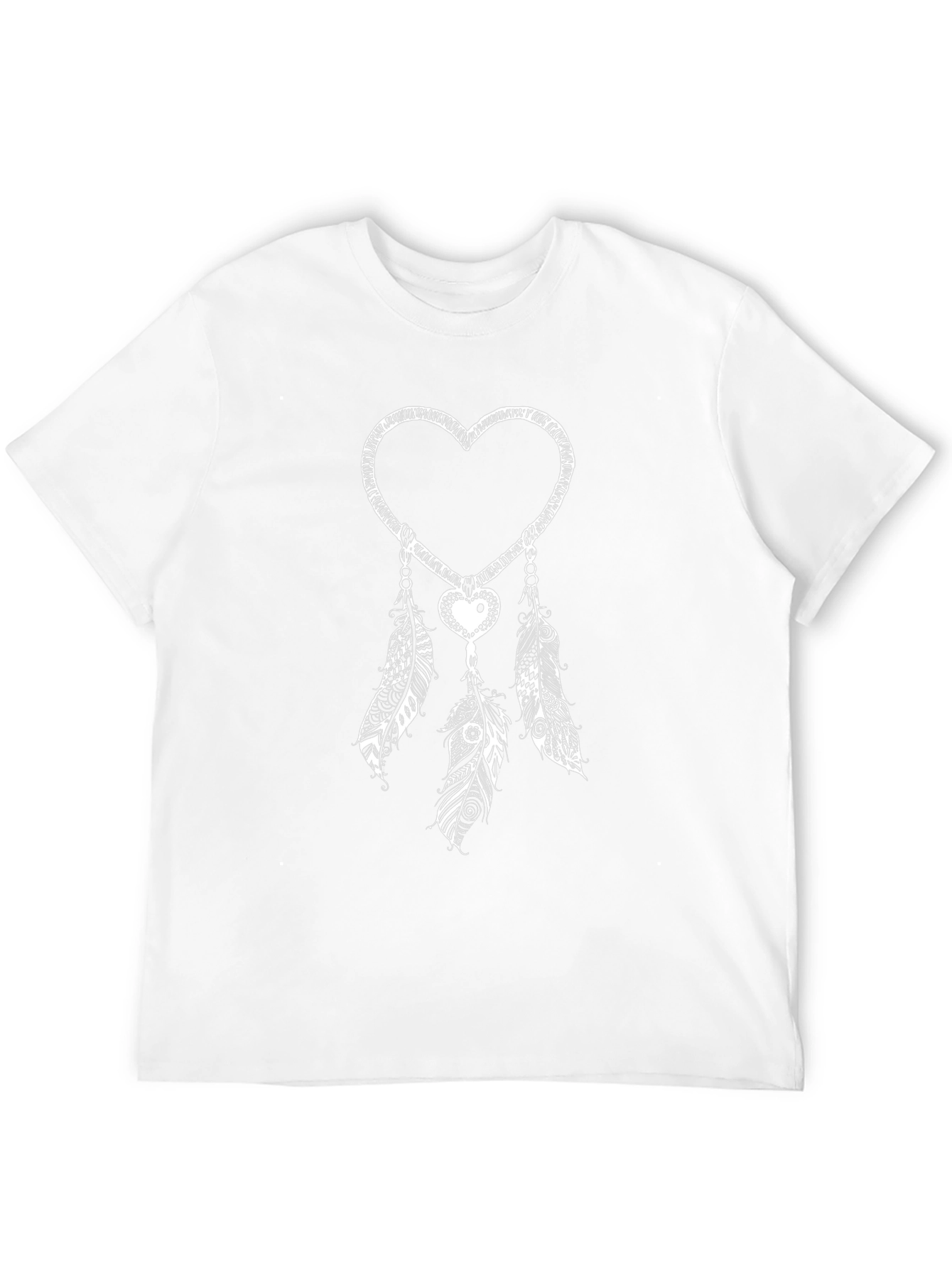 Heart Dreamcatcher Graphic Tee - Black