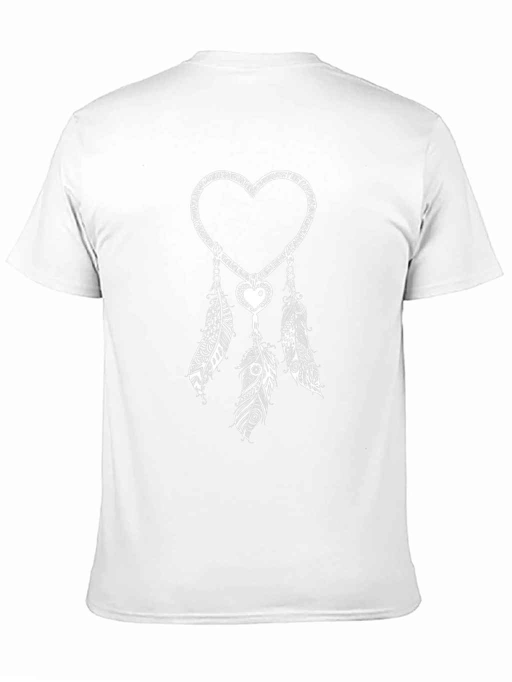 Heart Dreamcatcher Graphic Tee - Black