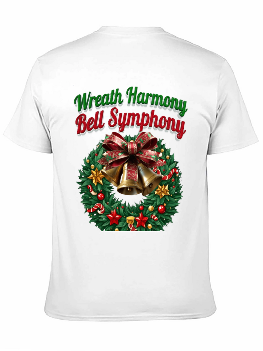Festive Wreath Harmony Bell Symphony T-Shirt