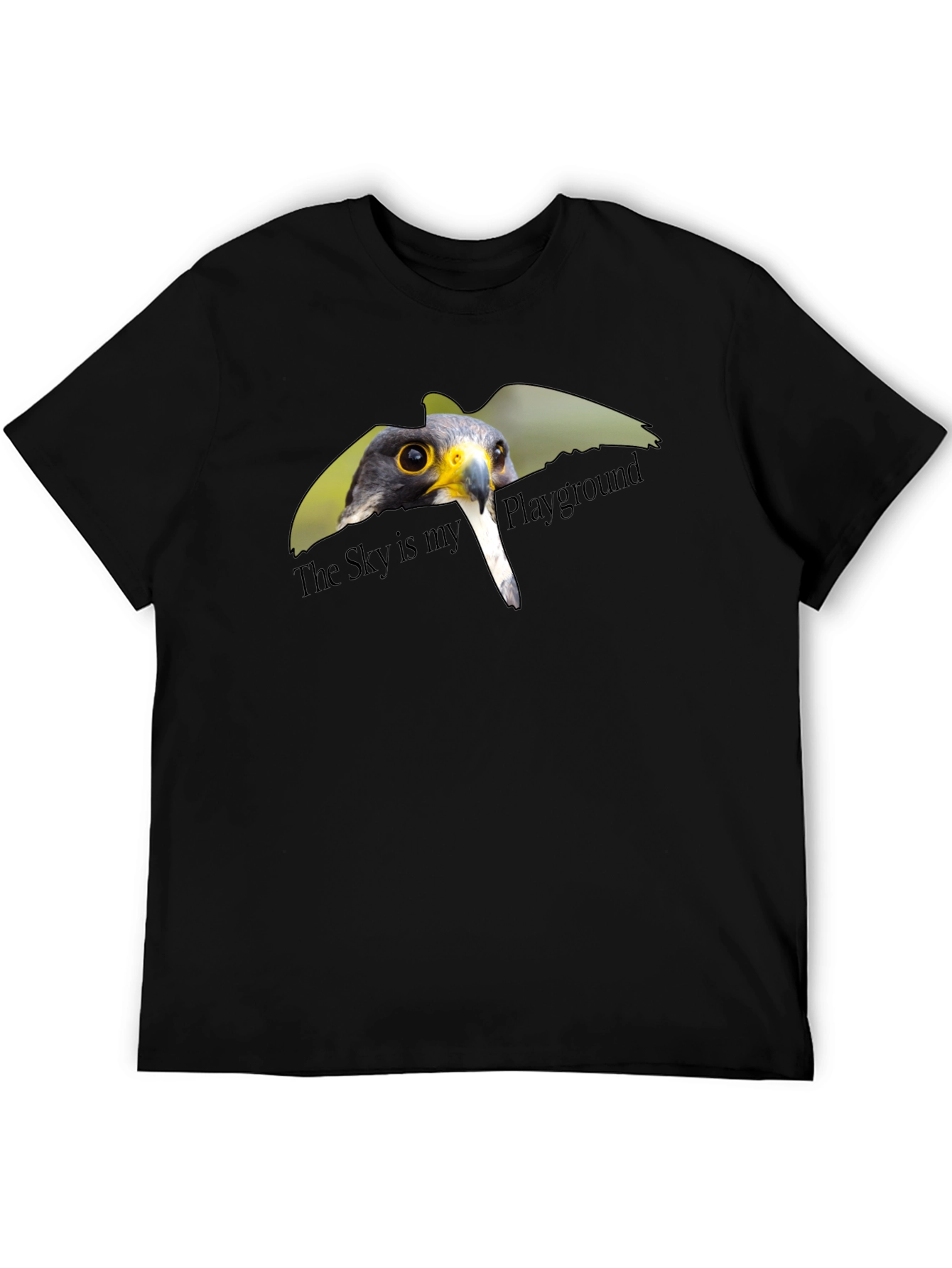 Hawk Graphic Tee: The Sky Is My Playground