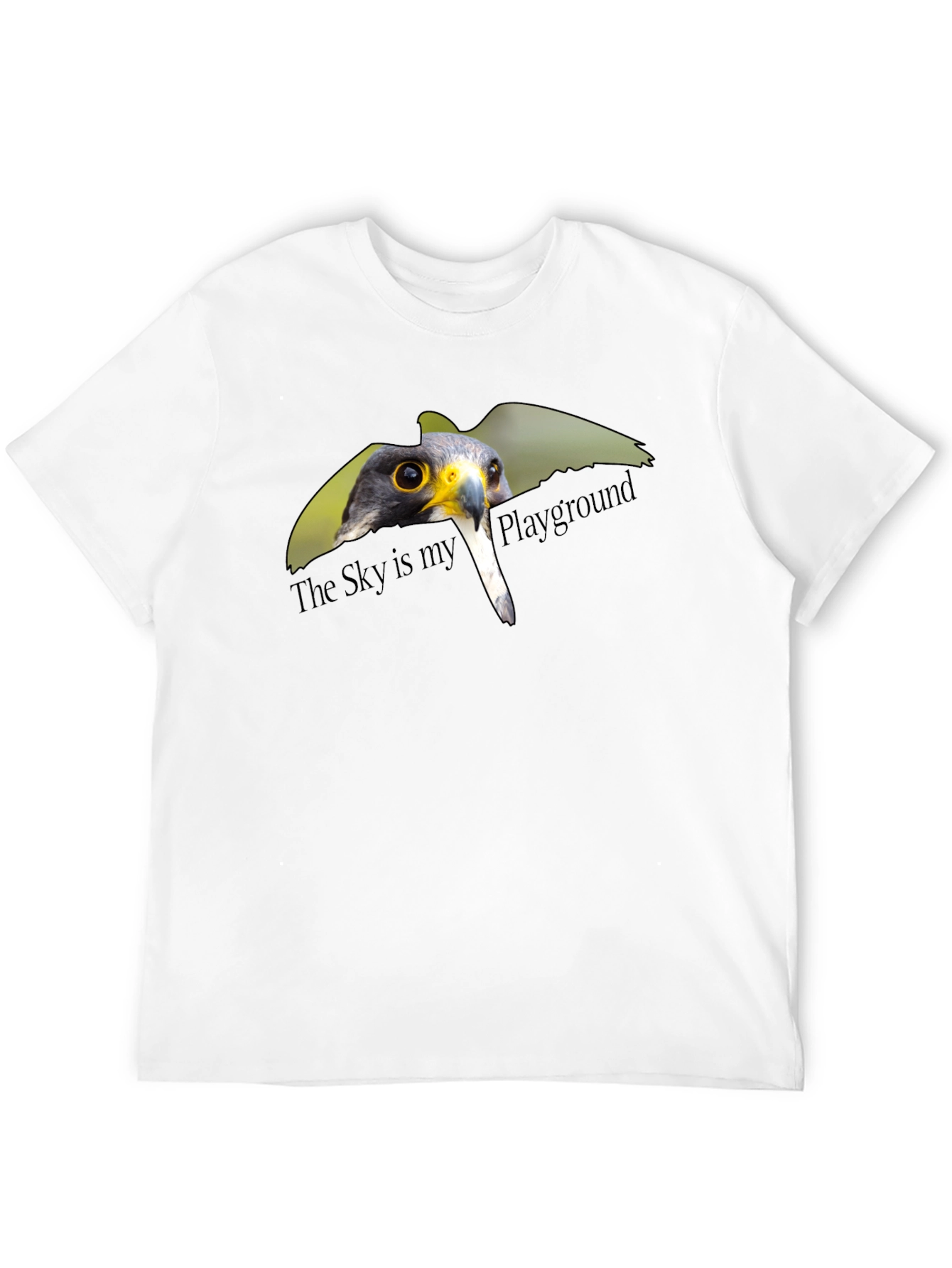 Hawk Graphic Tee: The Sky Is My Playground