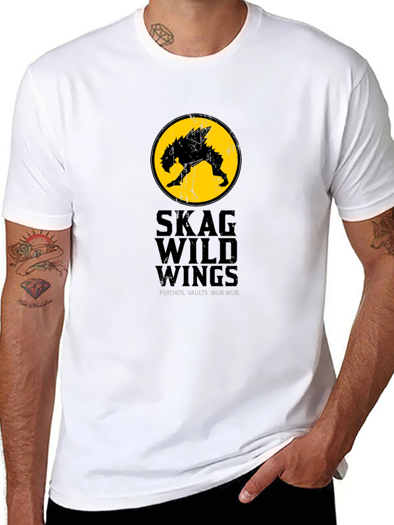 Skag Wild Wings Black T-Shirt