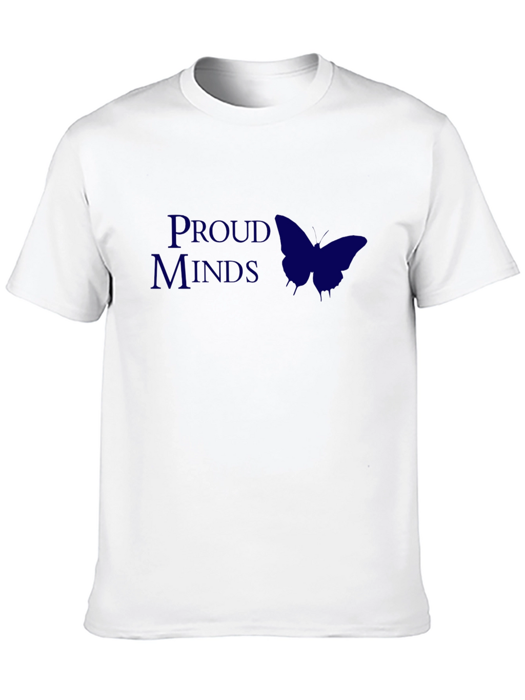 Proud Minds Graphic Tee - Butterfly Design