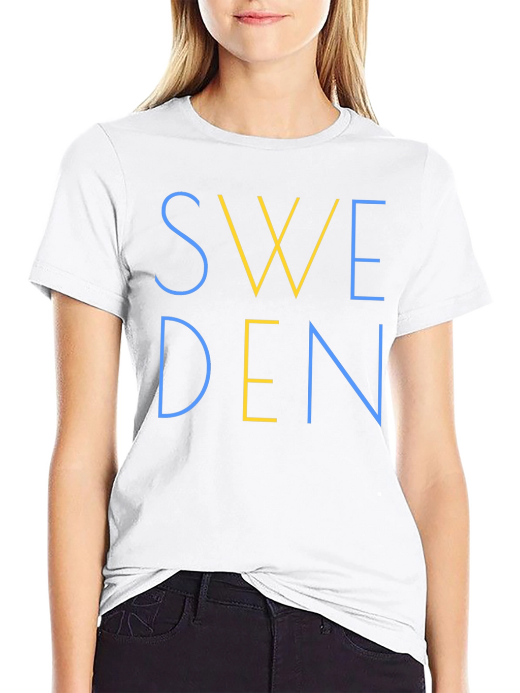 Sweden Graphic Tee - Stylish Patriotic T-Shirt