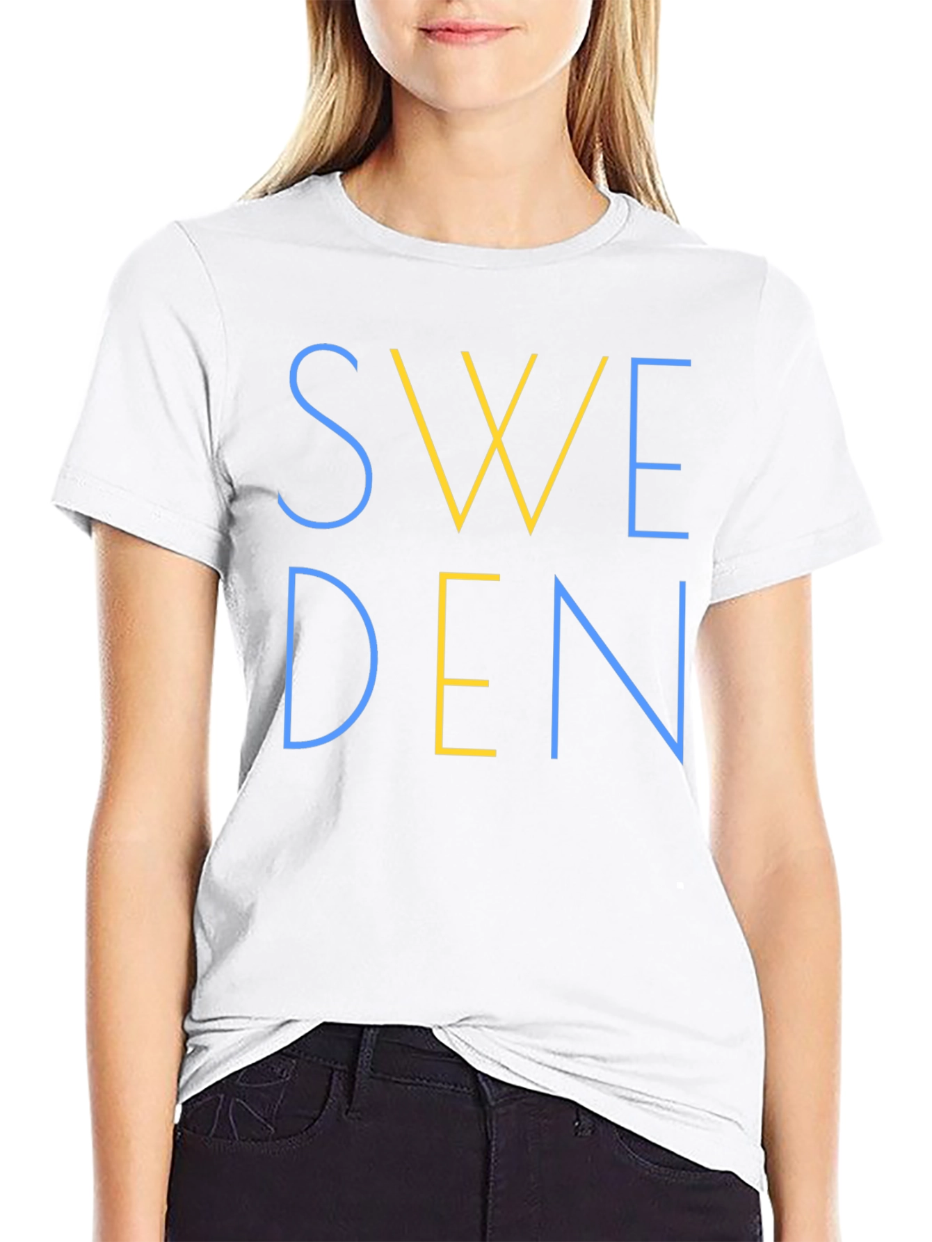 Sweden Graphic Tee - Stylish Patriotic T-Shirt