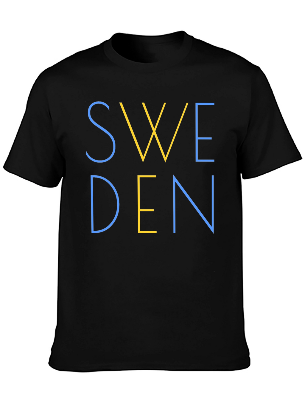 Sweden Graphic Tee - Stylish Patriotic T-Shirt