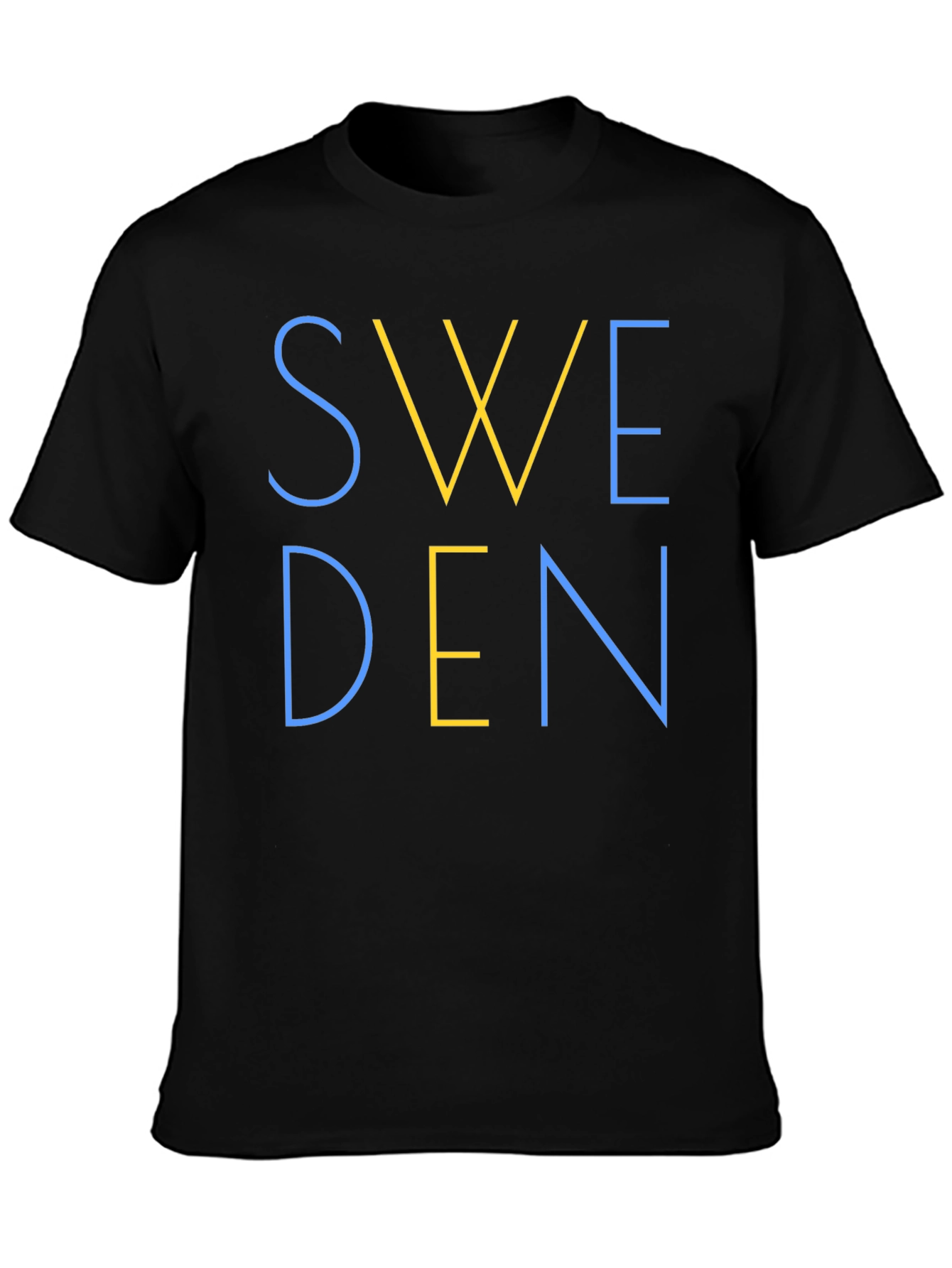 Sweden Graphic Tee - Stylish Patriotic T-Shirt