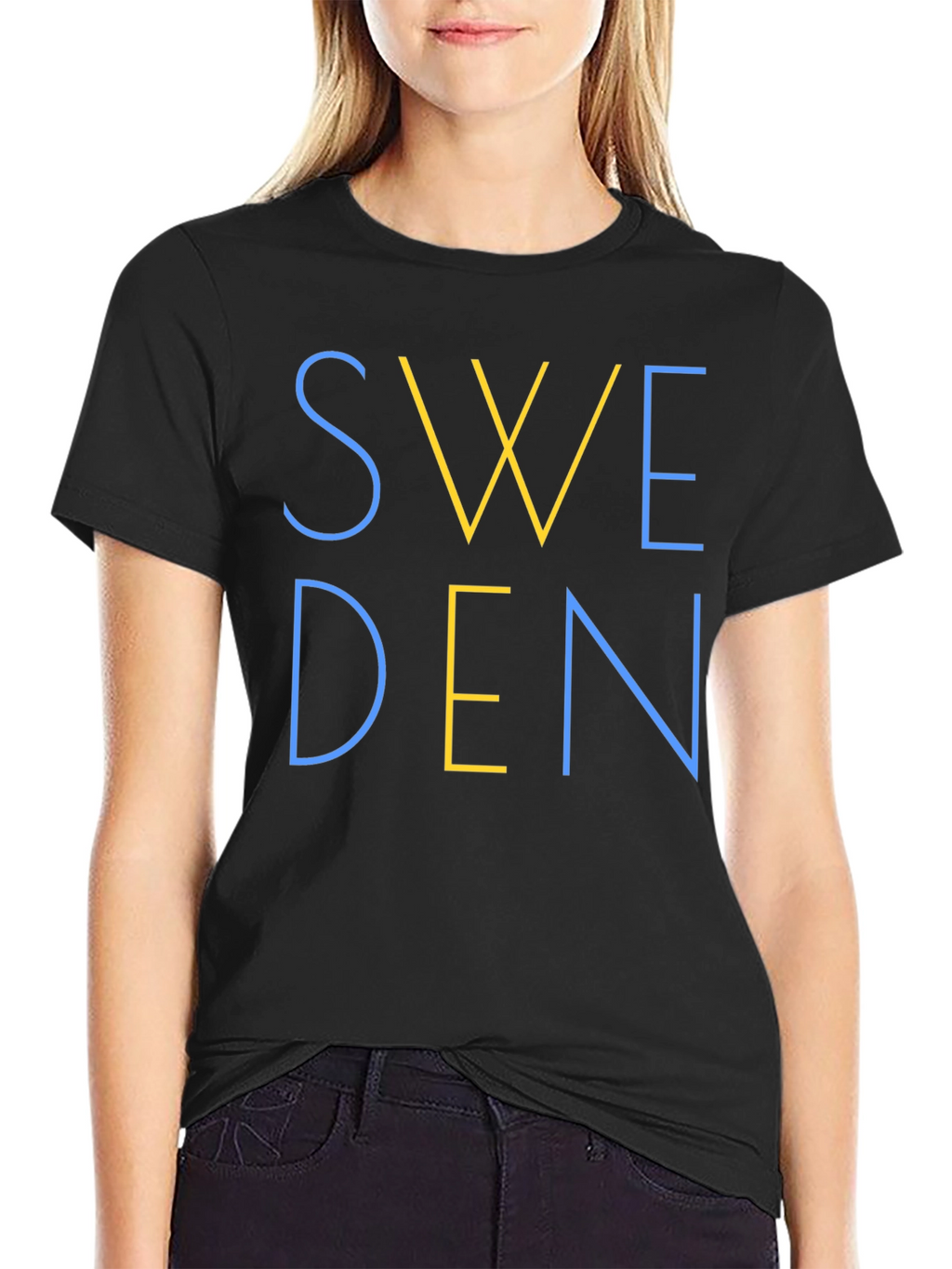 Sweden Graphic Tee - Stylish Patriotic T-Shirt