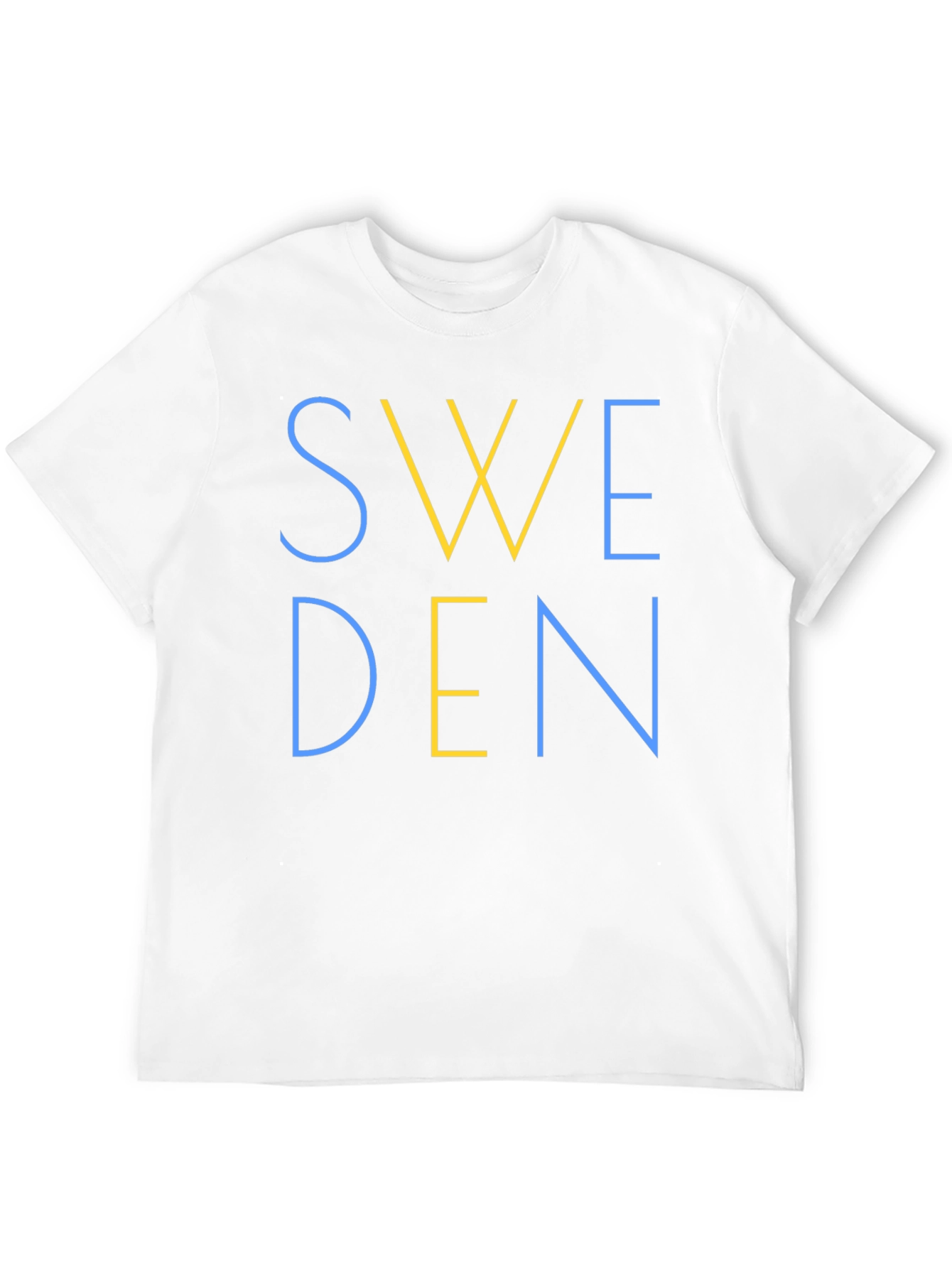Sweden Graphic Tee - Stylish Patriotic T-Shirt