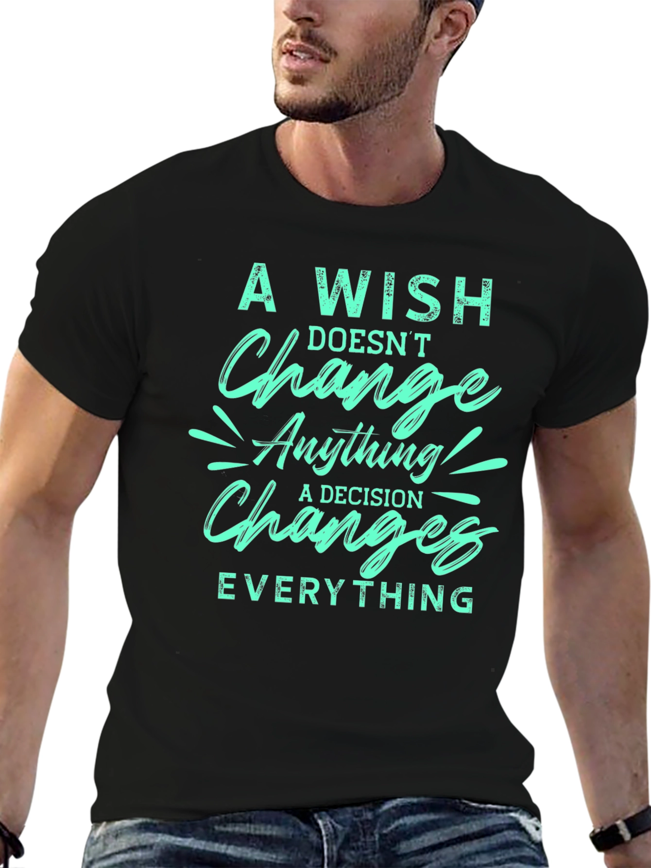 Motivational Change Graphic Tee