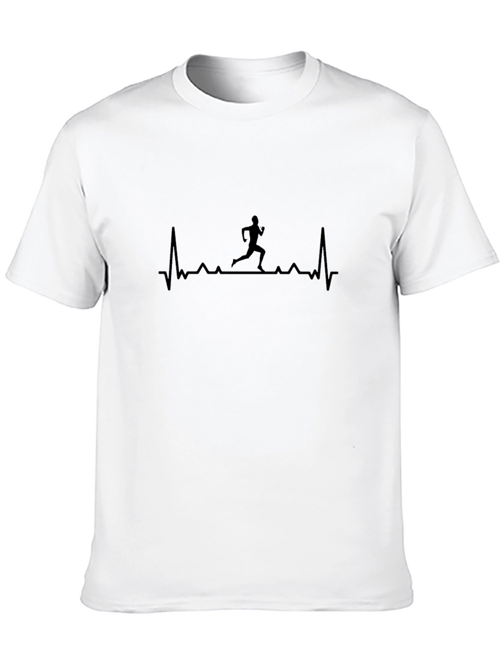 Runner Heartbeat Black T-Shirt