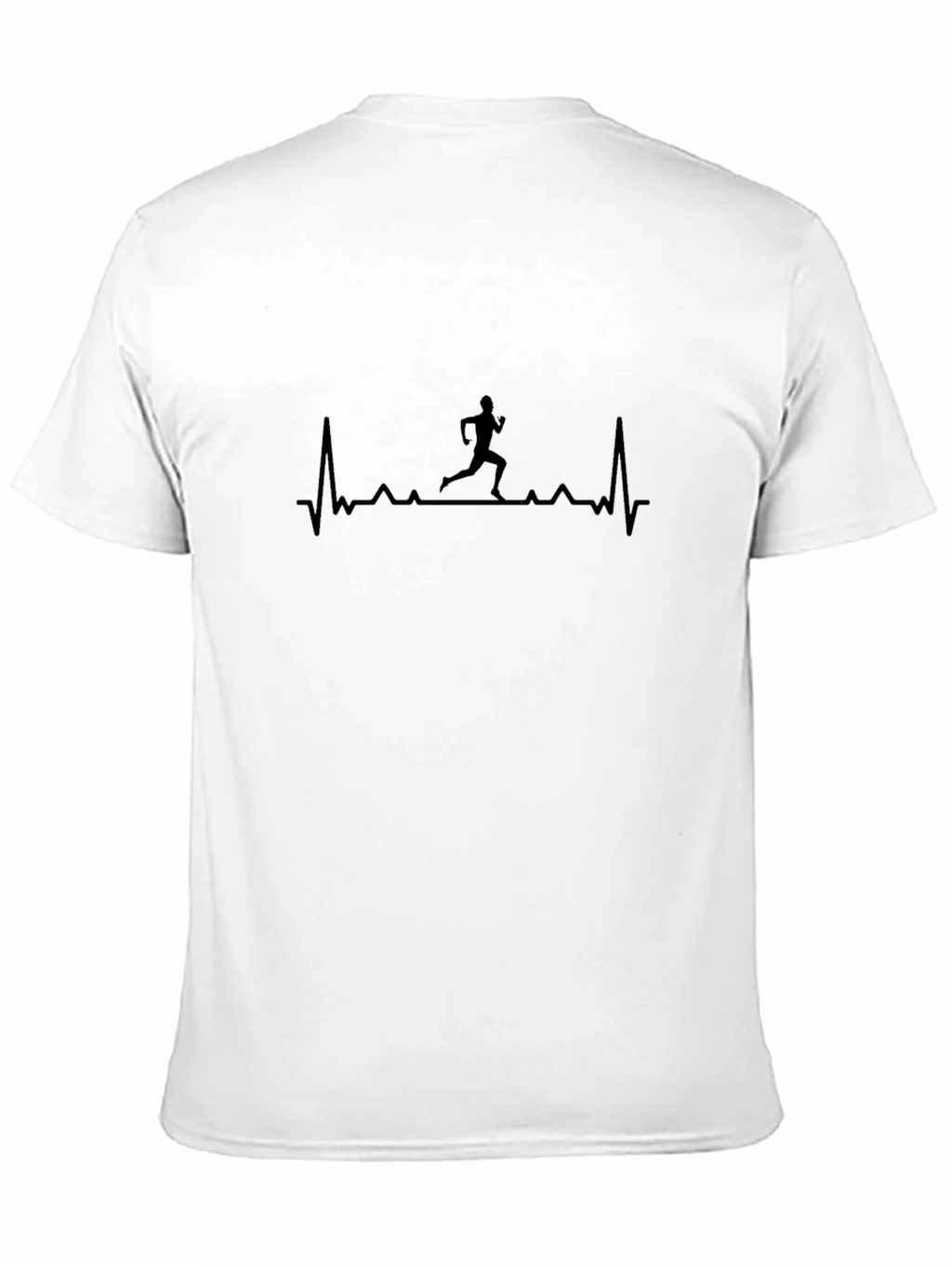 Runner Heartbeat Black T-Shirt
