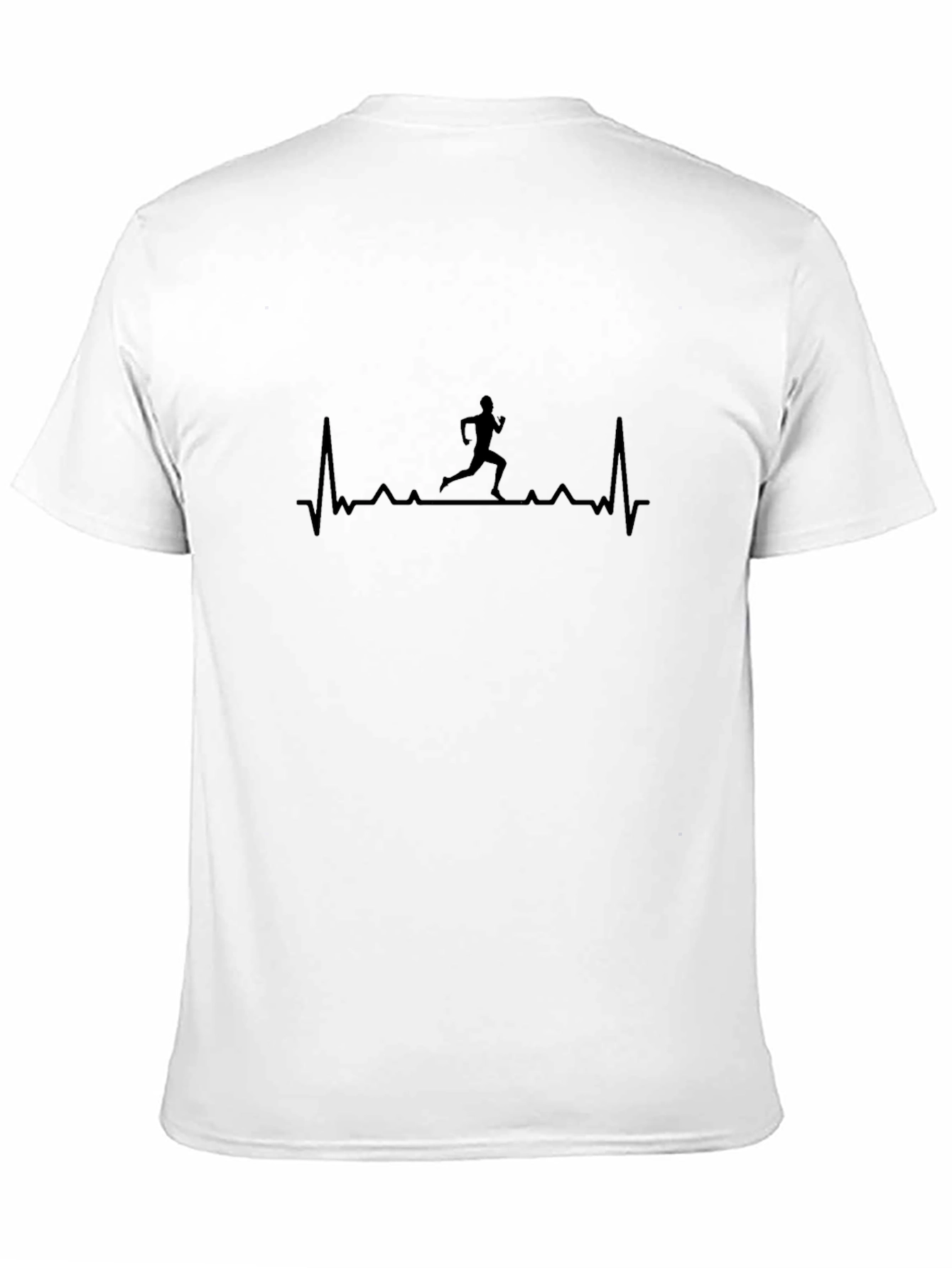 Runner Heartbeat Black T-Shirt