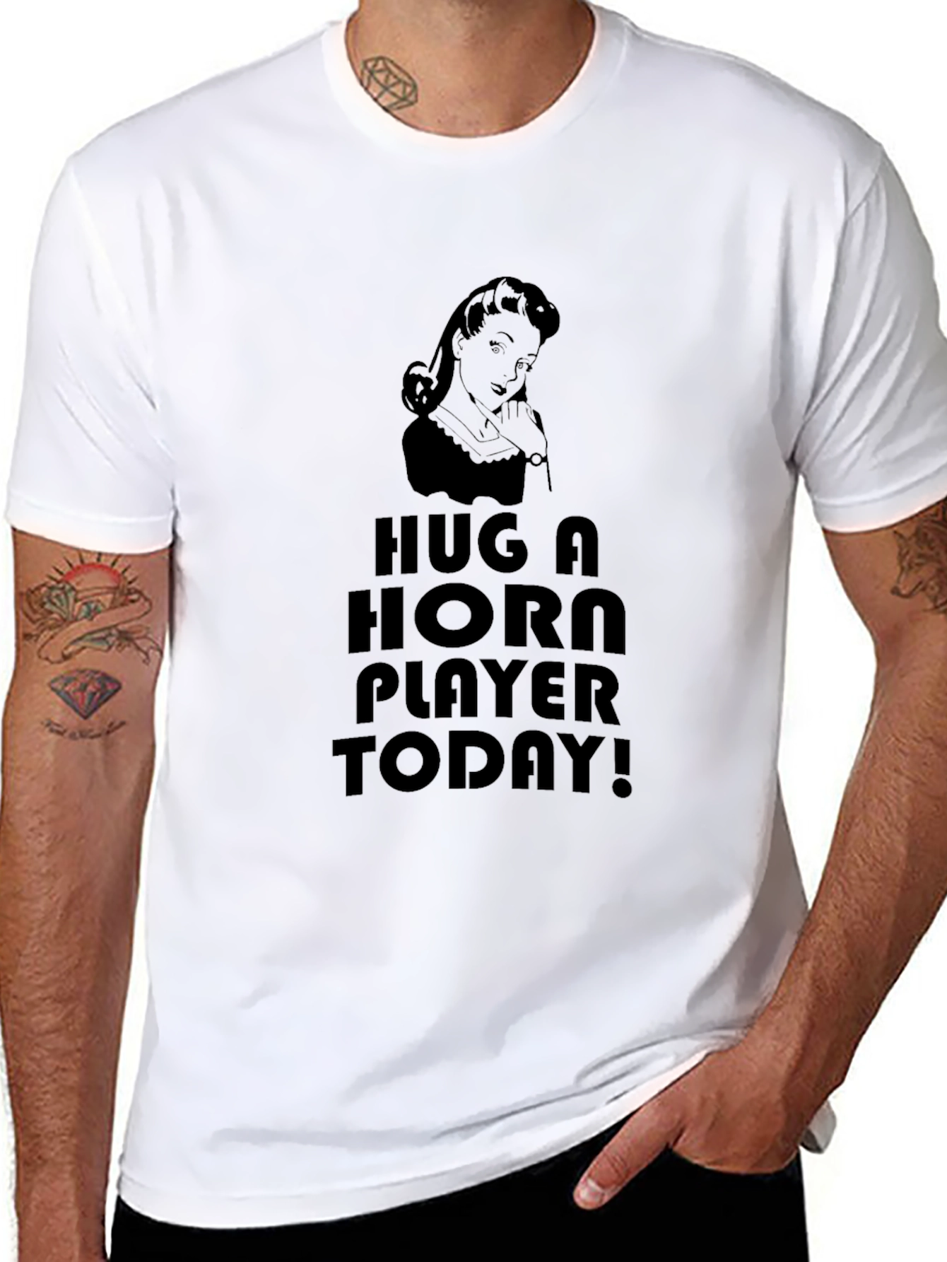 Hug a HORA Player Today Black T-Shirt