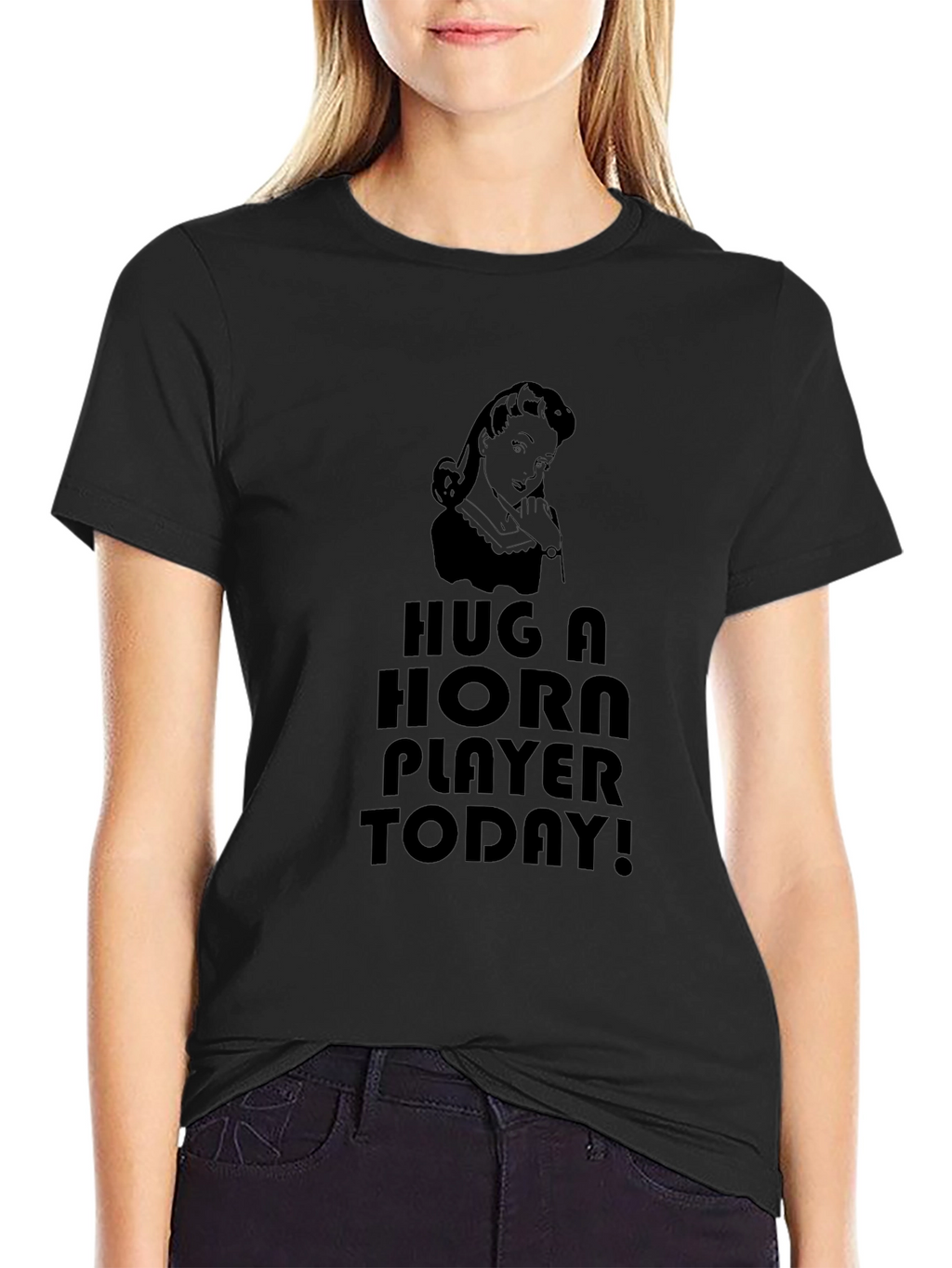 Hug a HORA Player Today Black T-Shirt