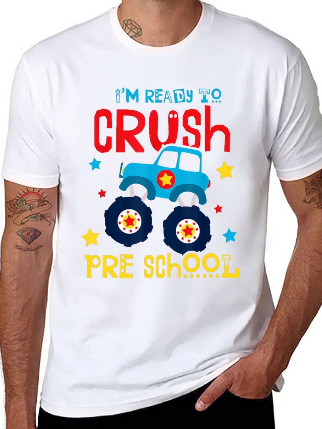 Crush Preschool Monster Truck T-Shirt