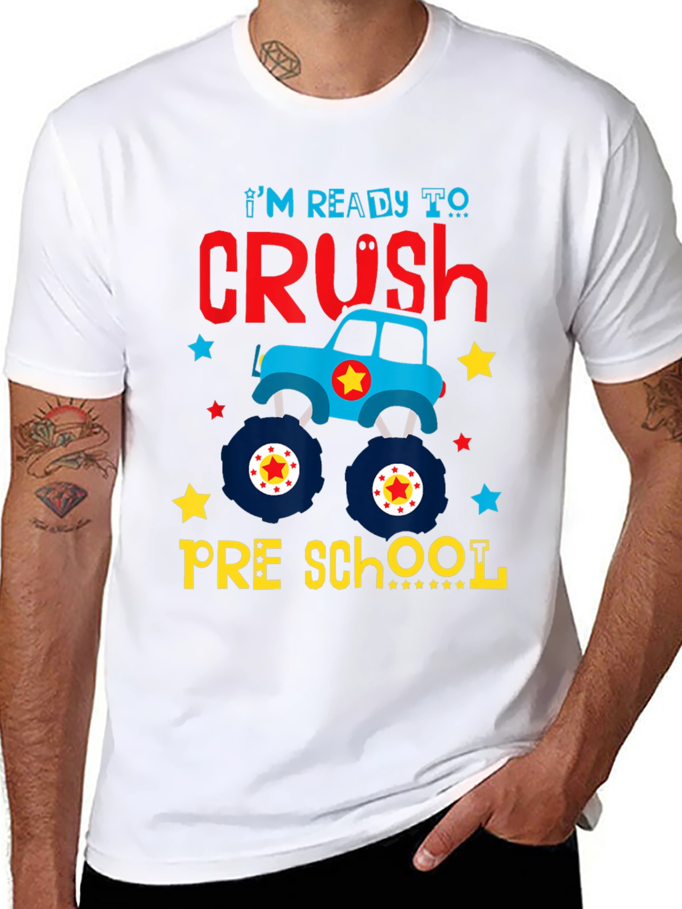 Crush Preschool Monster Truck T-Shirt