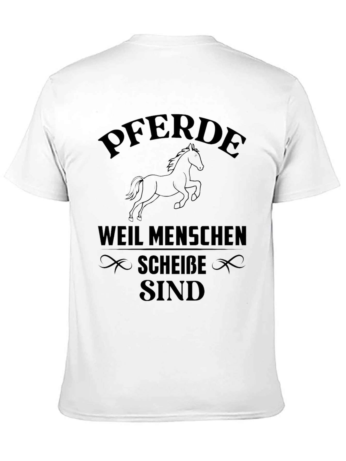 Pferde Because People Suck T-Shirt