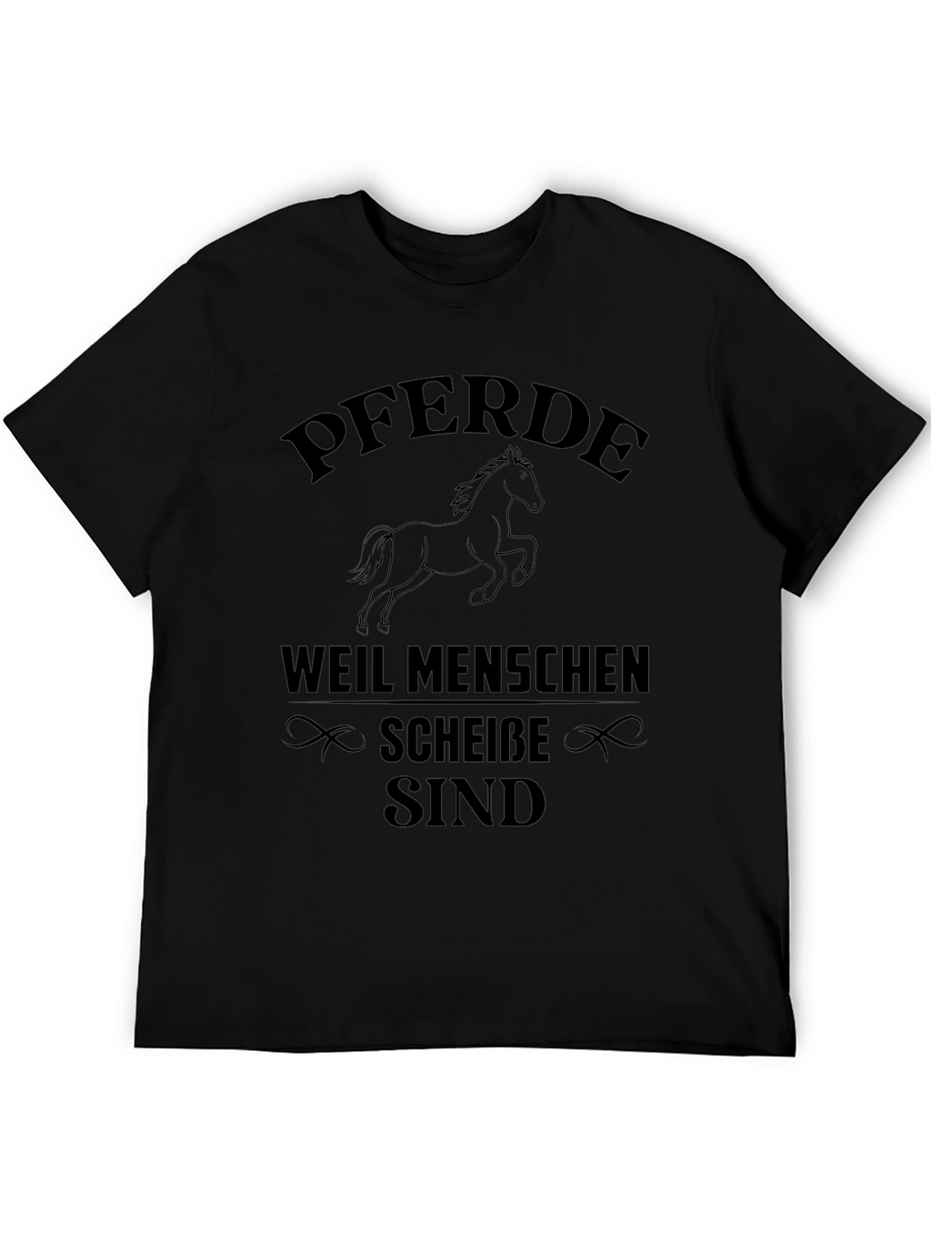 Pferde Because People Suck T-Shirt