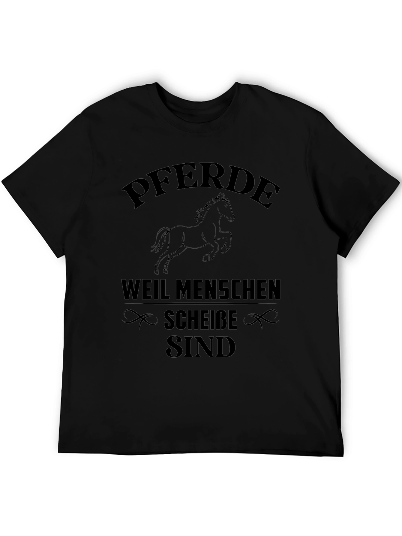 Pferde Because People Suck T-Shirt