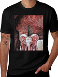 Elephant Family Graphic Tee